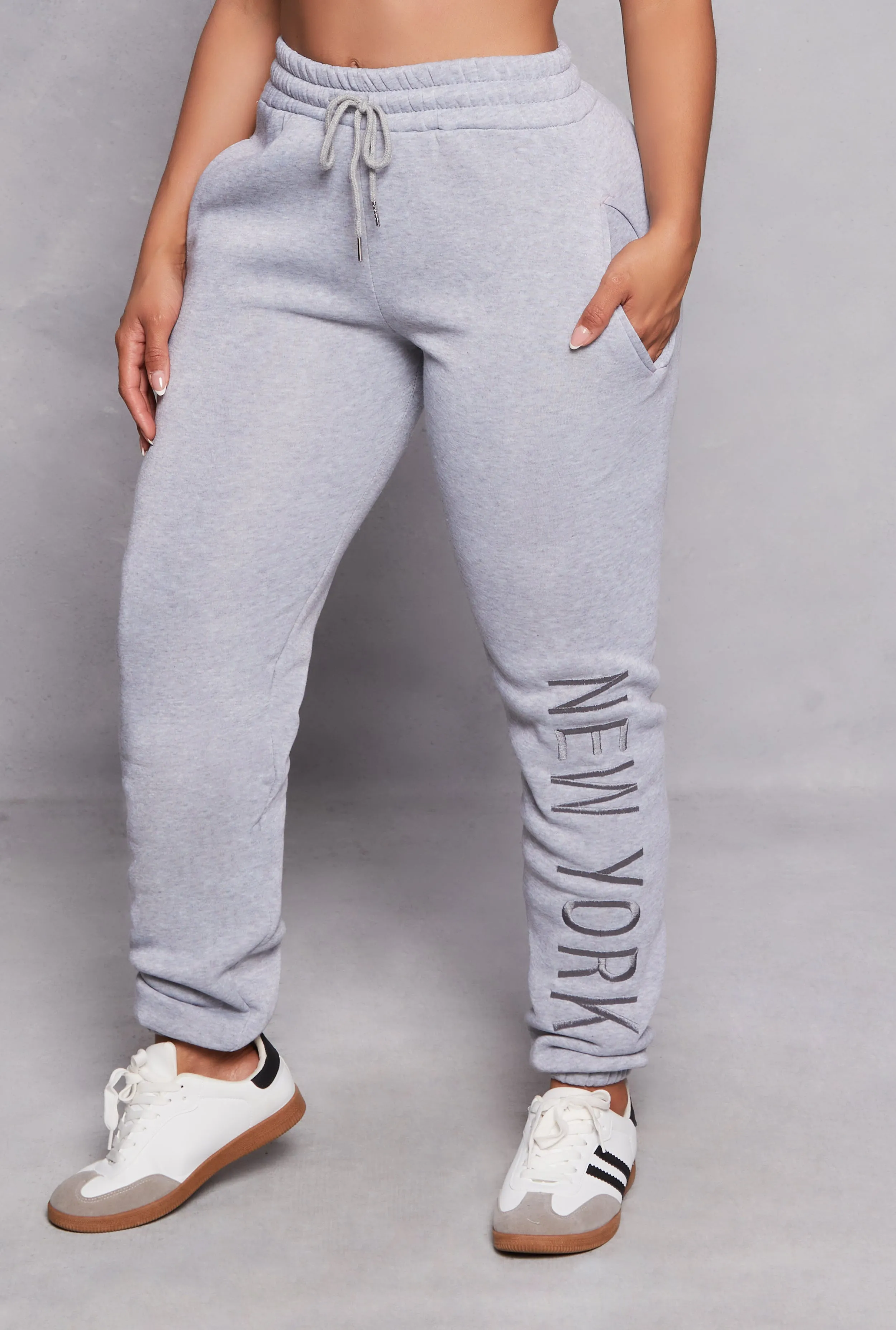 Fleece City Side Graphic Drawstring Joggers sold by Rainbow product image thumbnail 2