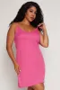 Plus Size Ribbed Knit Cami Nightgown with Robe sold by Rainbow