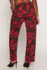 Almost Famous Drawstring Wide Leg Cargo Pants sold by Rainbow