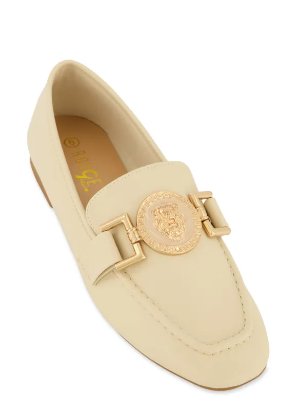 Lion Pendant Loafers sold by Rainbow