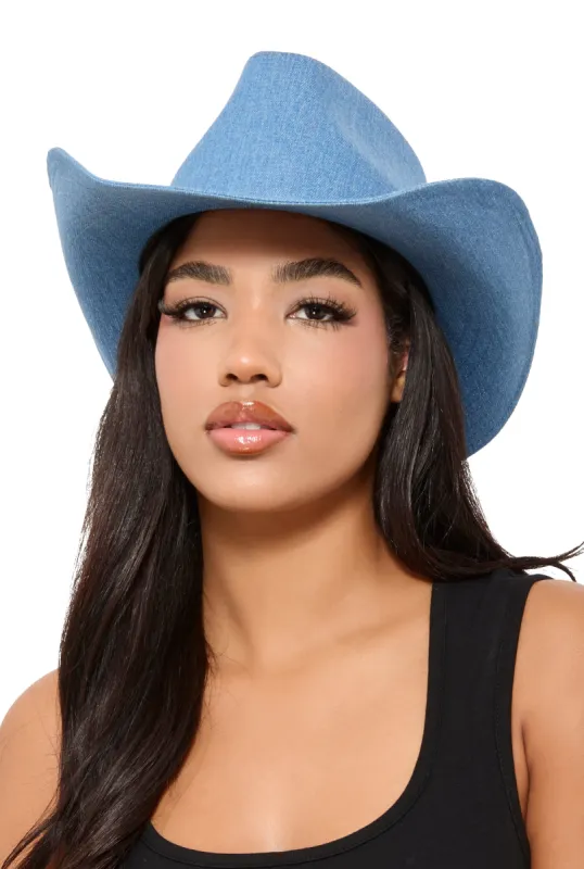 Denim Cowboy Hat sold by Rainbow