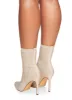 Rhinestone Stiletto Sock Booties sold by Rainbow