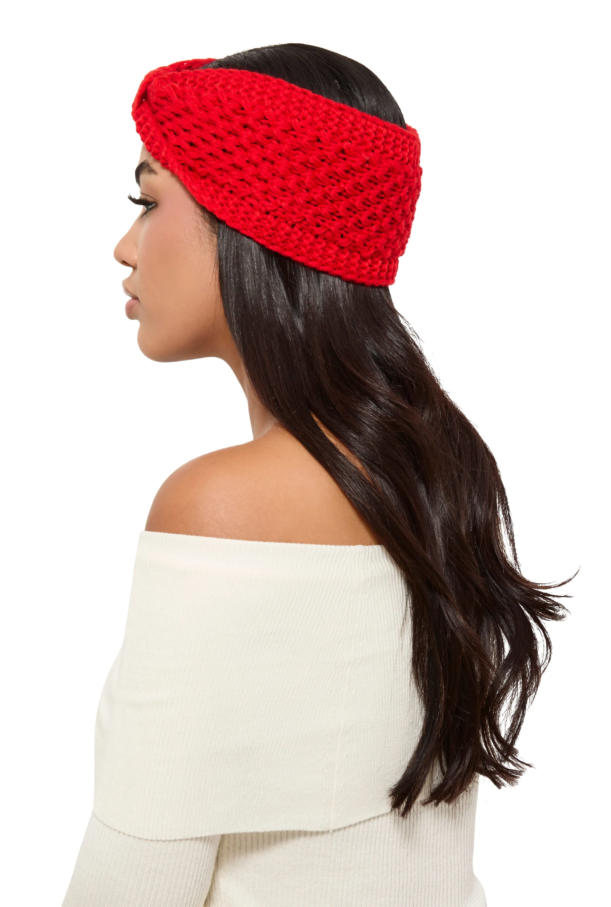 Crochet Front Knot Head Wrap sold by Rainbow product image thumbnail 2