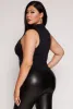 Plus Size Rhinestone Studded Mock Neck Top sold by Rainbow