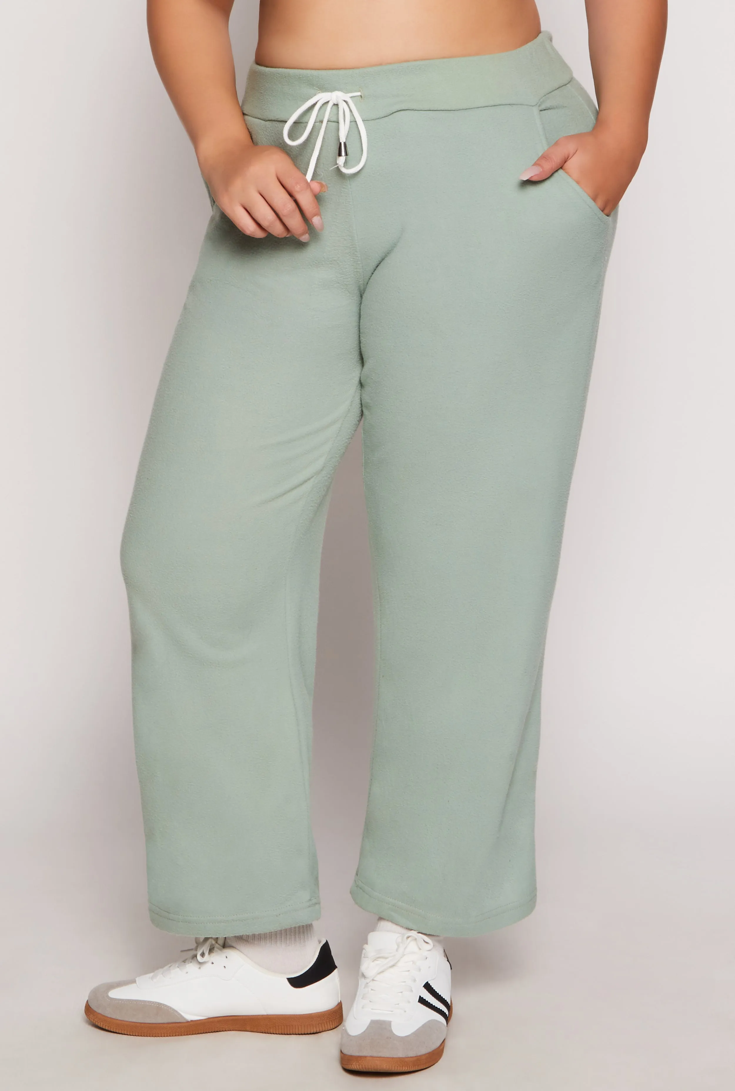 Plus Size Fleece Straight Leg Sweatpants sold by Rainbow product image thumbnail 2