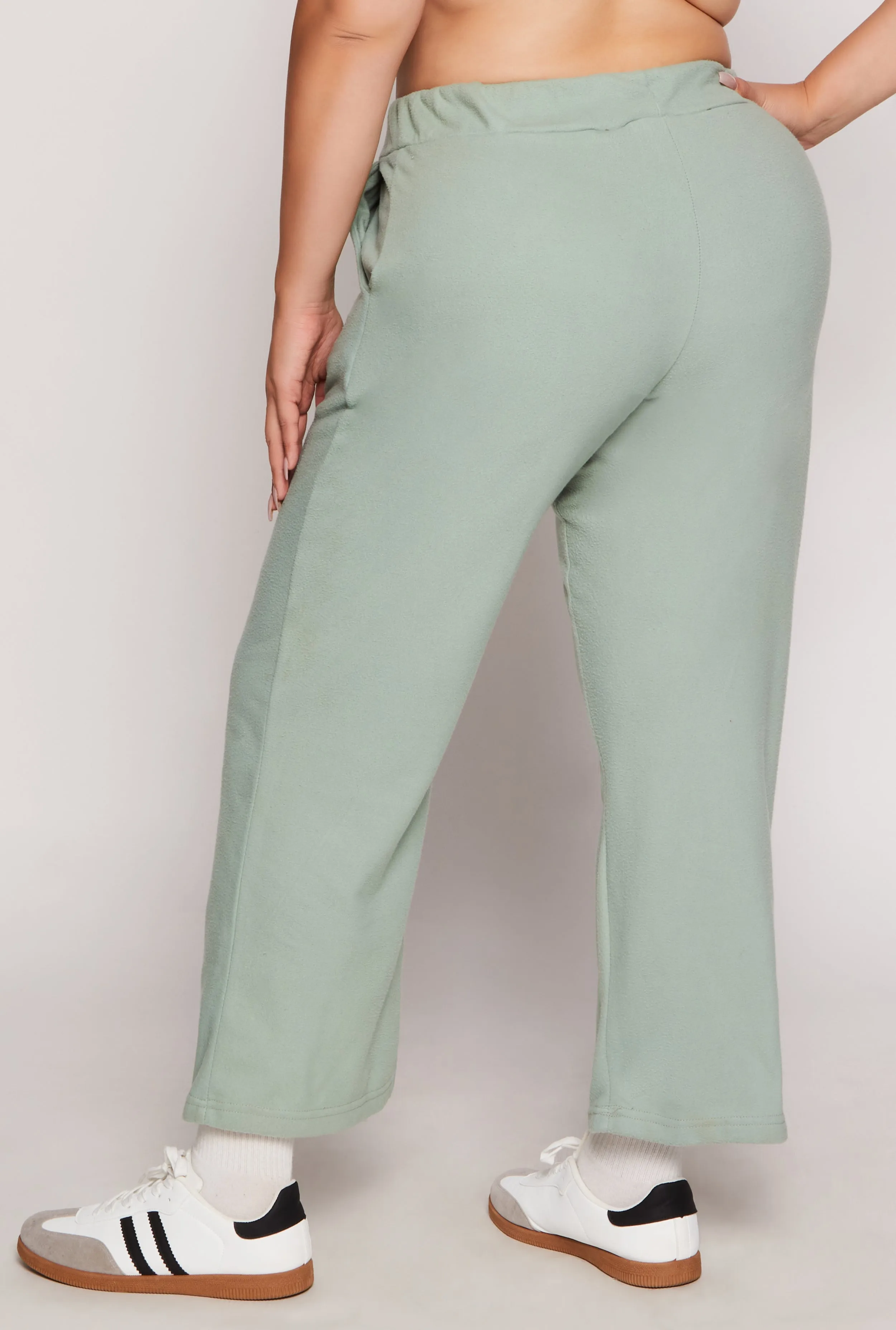 Plus Size Fleece Straight Leg Sweatpants sold by Rainbow product image thumbnail 3