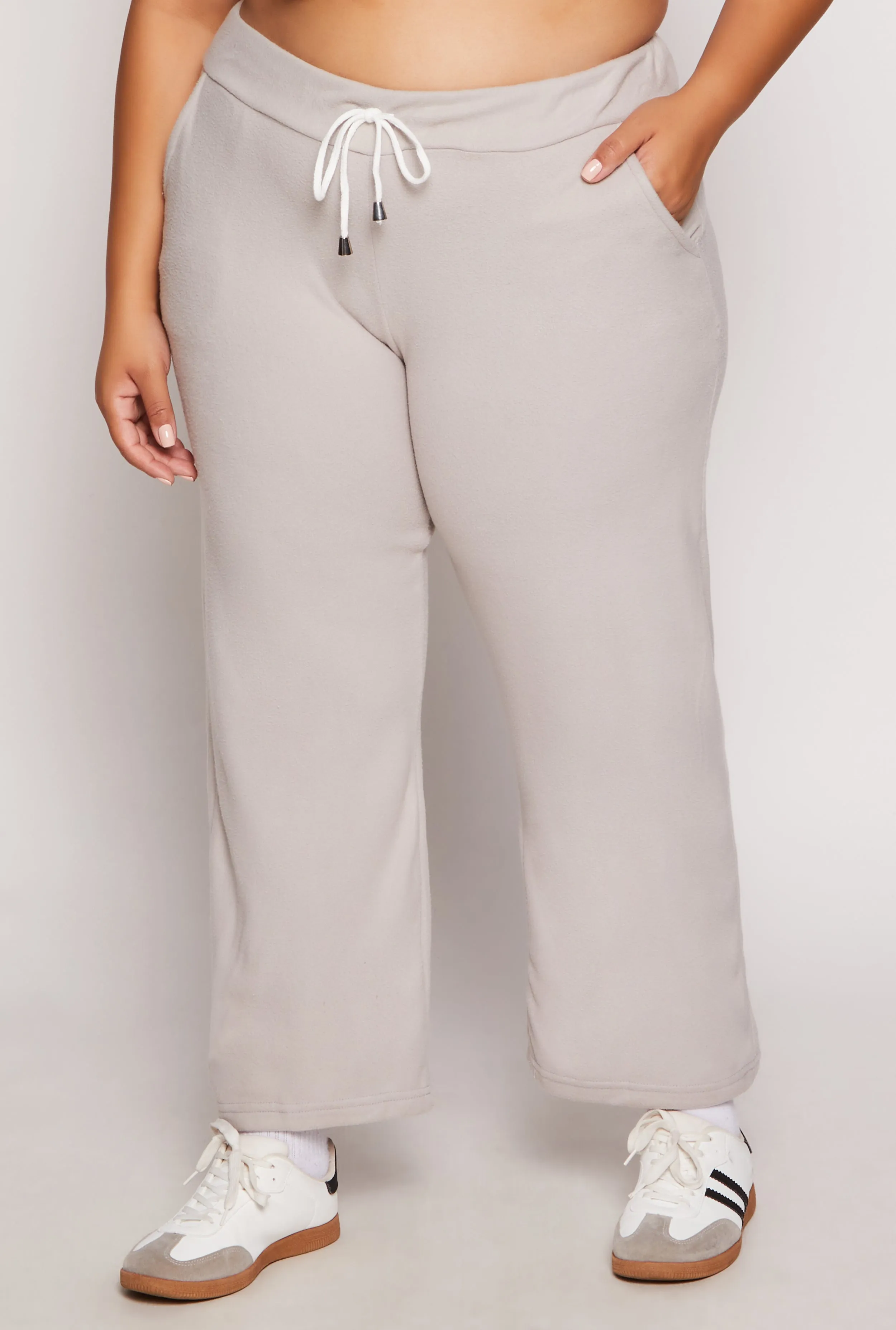 Plus Size Fleece Straight Leg Sweatpants sold by Rainbow product image thumbnail 2