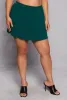 Plus Size Daisy Knit Pleated Mini Skort sold by Rainbow
