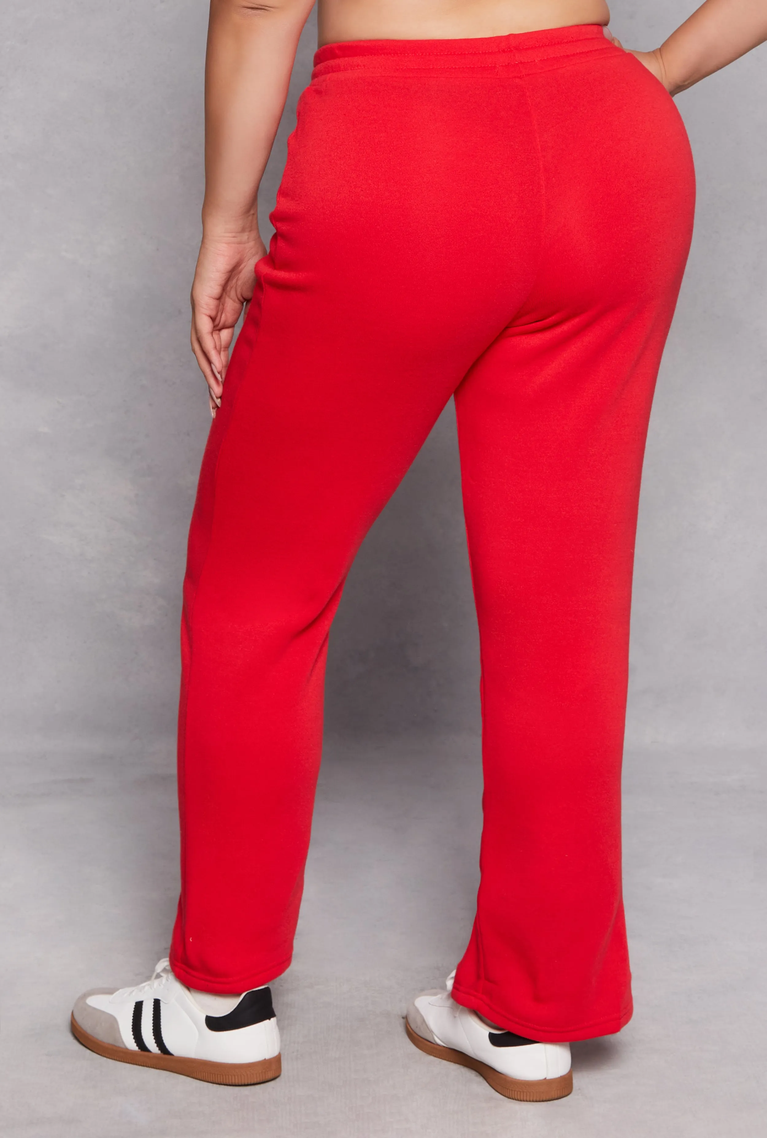 Plus Size Pintuck Slit Hem Sweatpants sold by Rainbow product image thumbnail 3