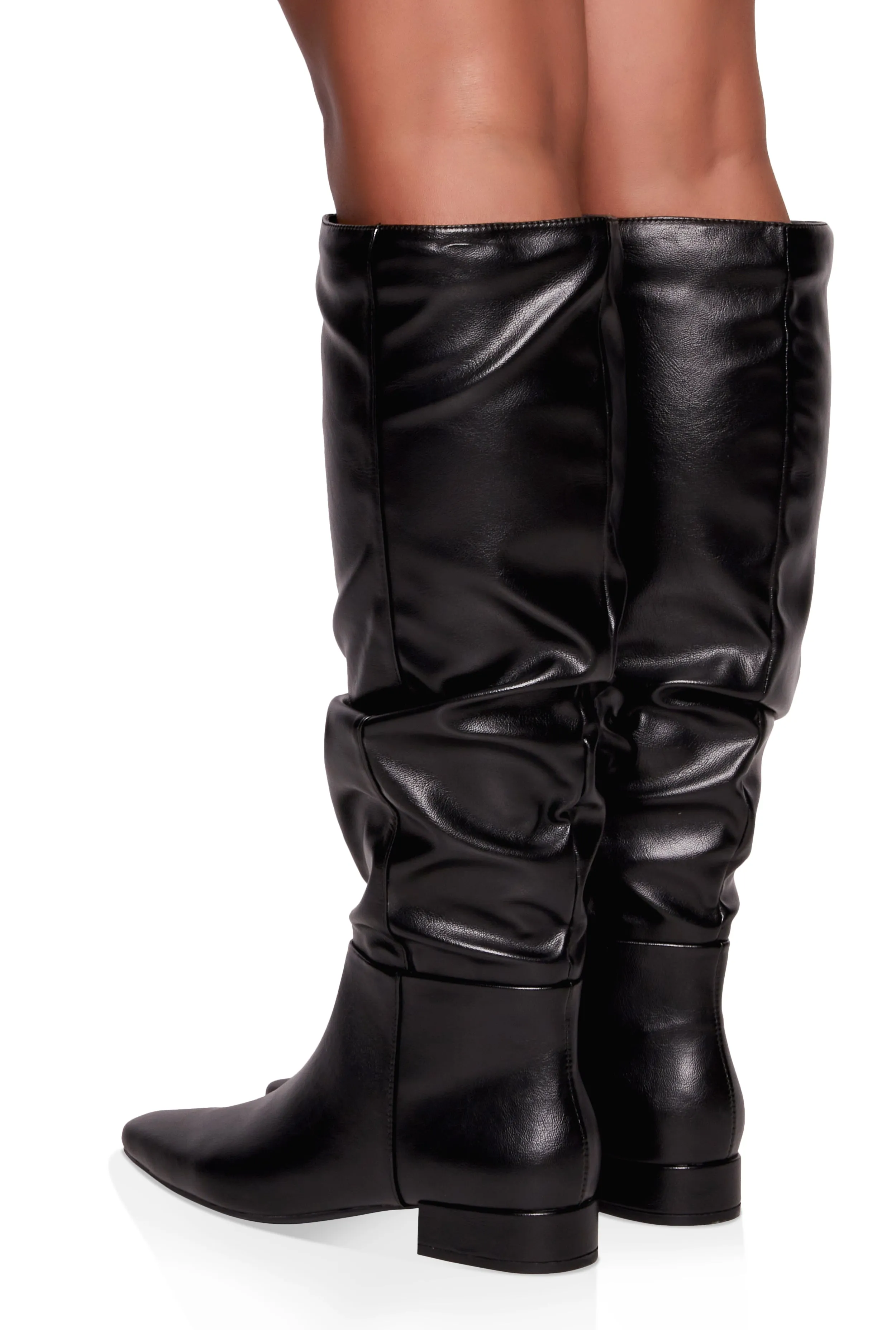 Ruched Pointed Toe Tall Boots sold by Rainbow product image thumbnail 3
