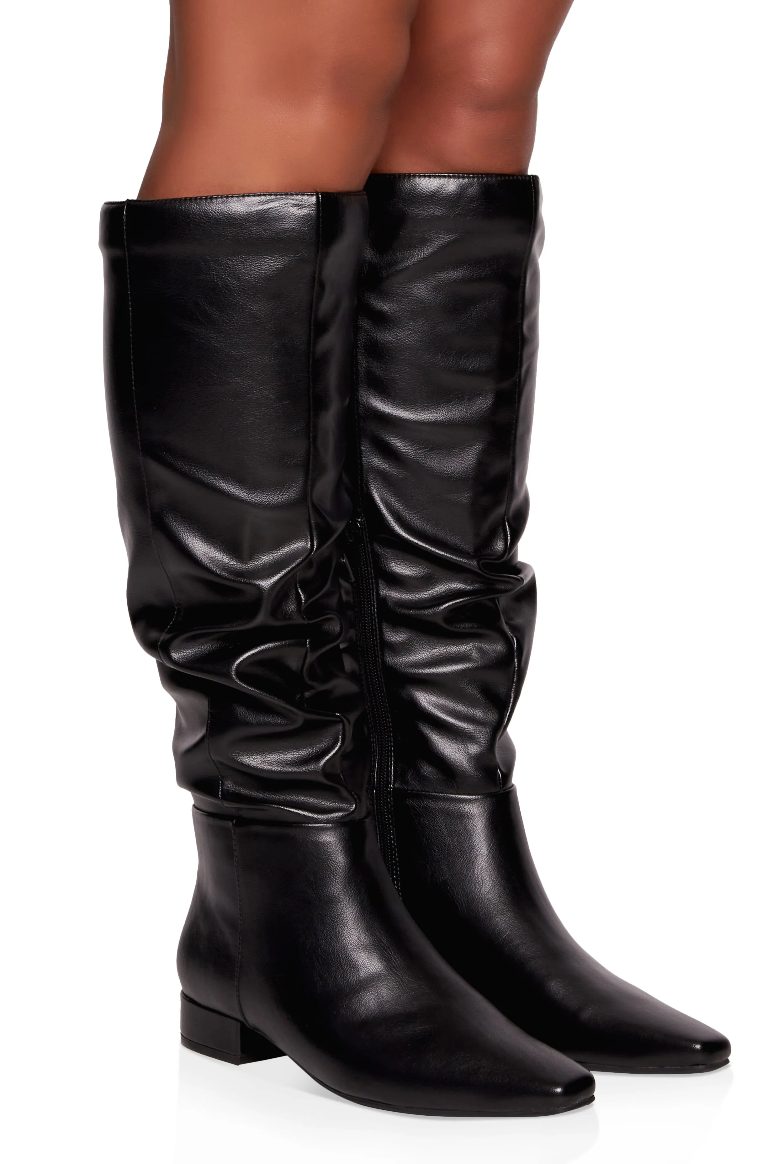 Ruched Pointed Toe Tall Boots sold by Rainbow product image thumbnail 2