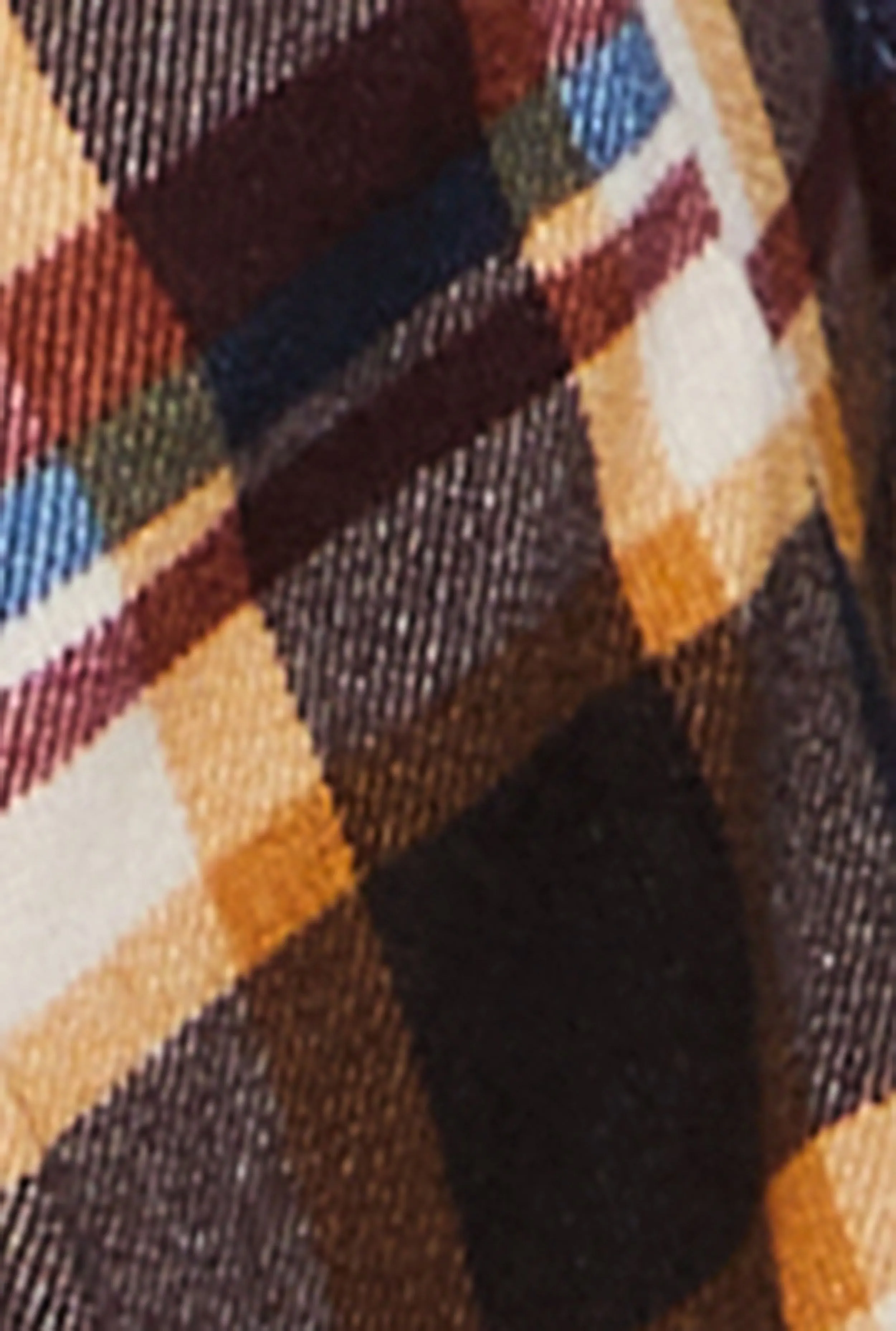 Plaid Hooded Button Front Shirt sold by Rainbow product image thumbnail 4