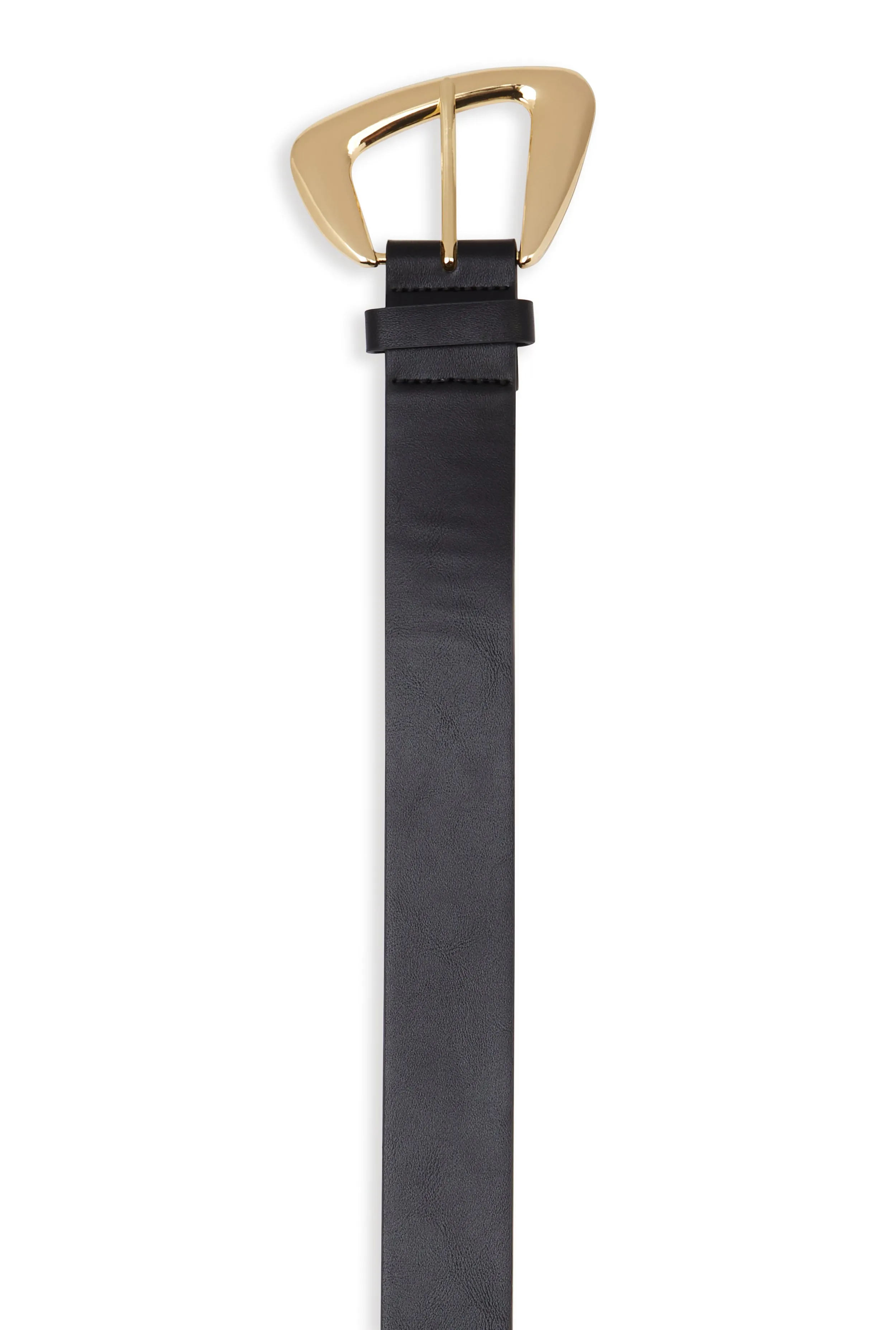 Plus Size Faux Leather Chunky Buckle Belt sold by Rainbow product image thumbnail 3