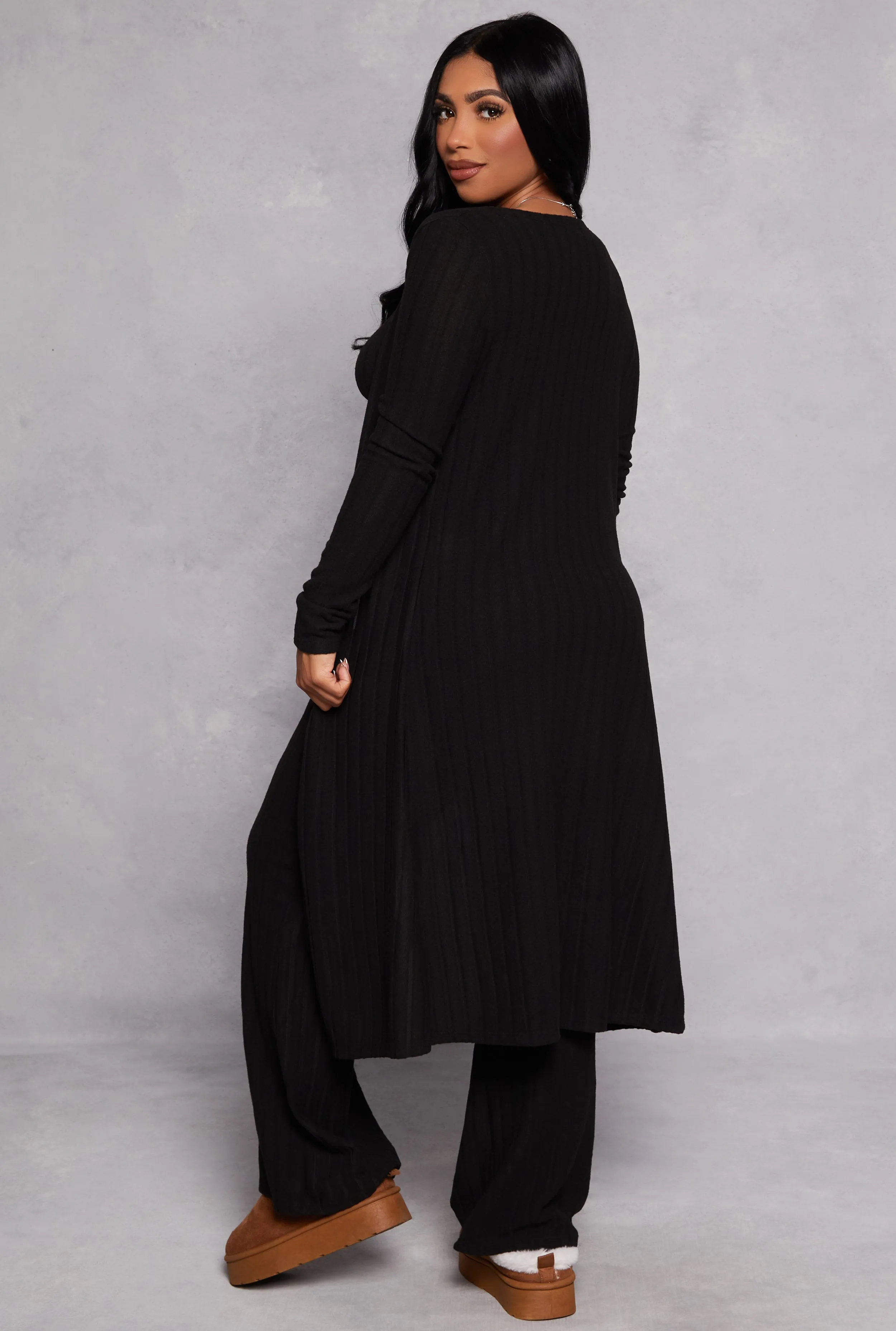 Ribbed Knit Tank Top and Pants with Duster sold by Rainbow product image thumbnail 3