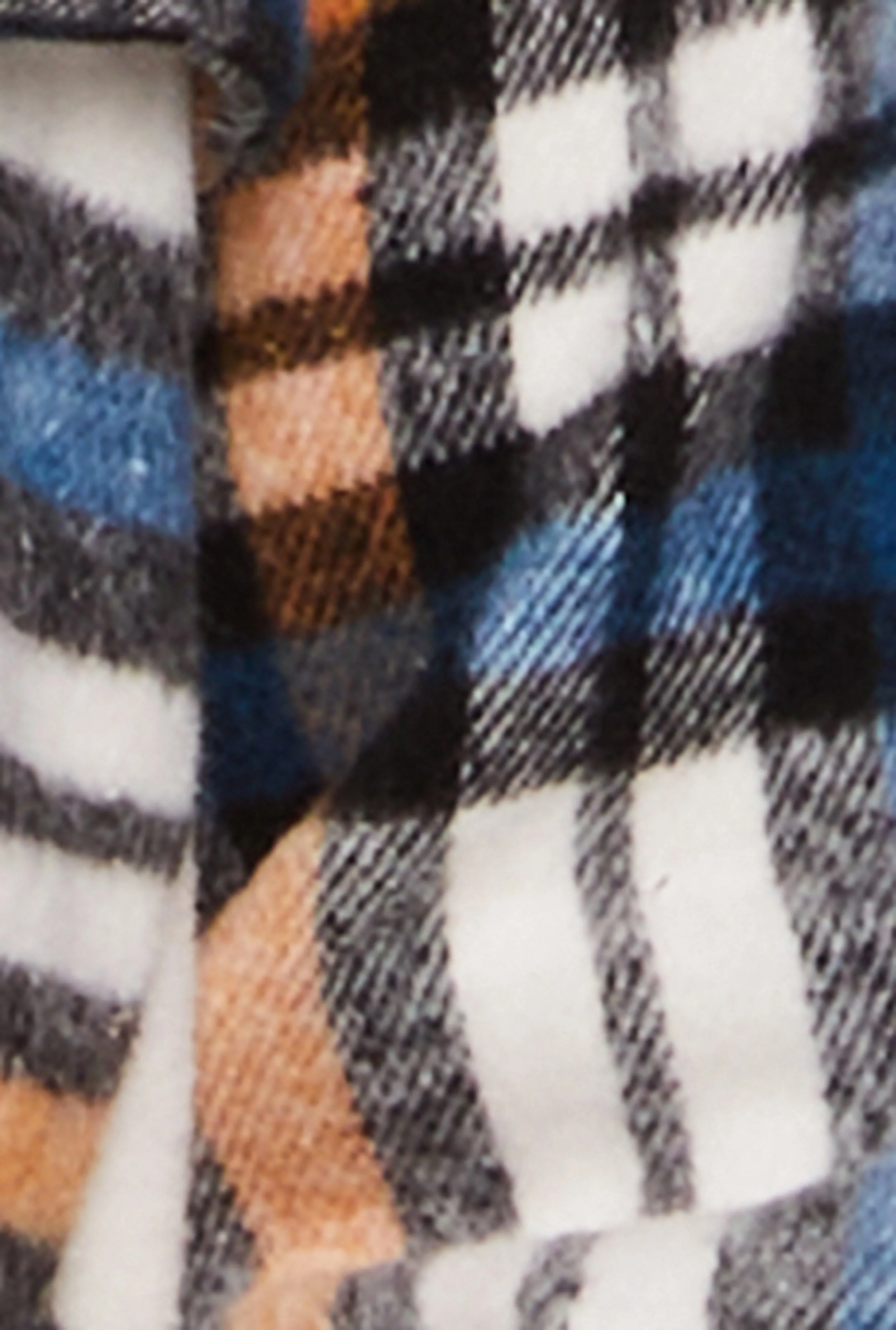 Plus Size Spoon Jeans Brushed Knit Plaid Shacket sold by Rainbow product image thumbnail 4