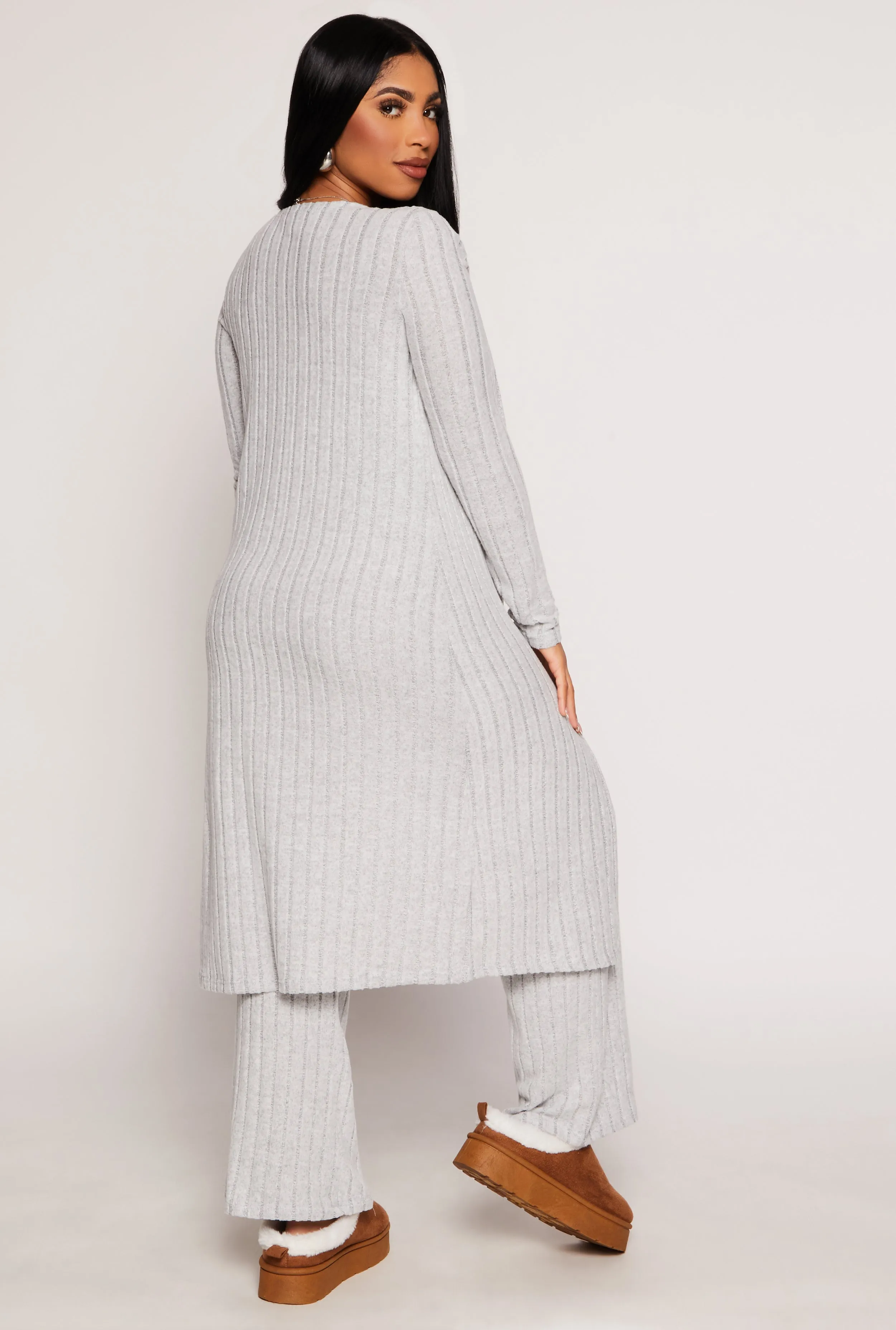 Ribbed Knit Tank Top and Pants with Duster sold by Rainbow product image thumbnail 3