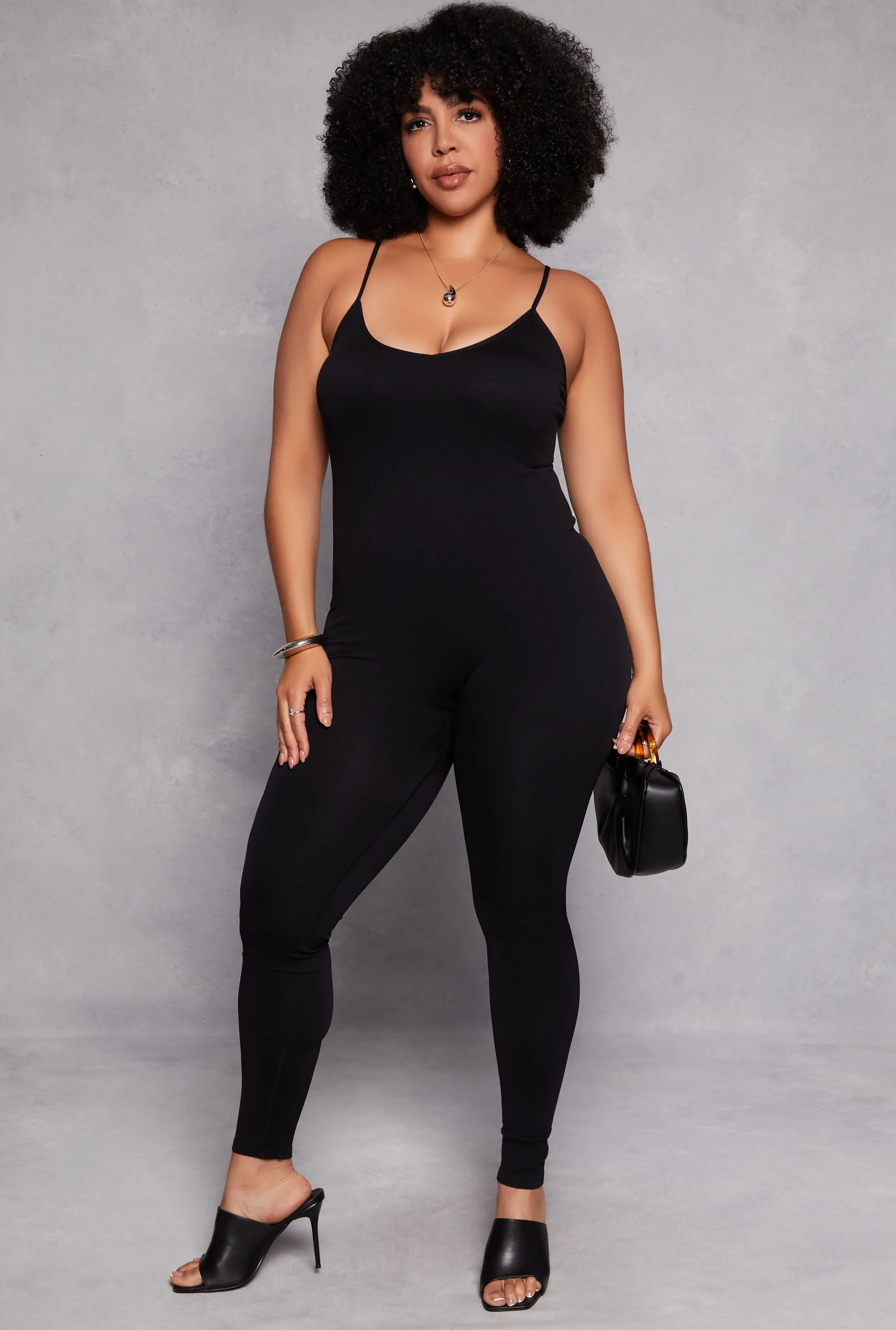 Plus Size Seamless Cami Catsuit sold by Rainbow product image thumbnail 2