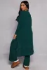 Ribbed Knit Tank Top and Pants with Duster sold by Rainbow