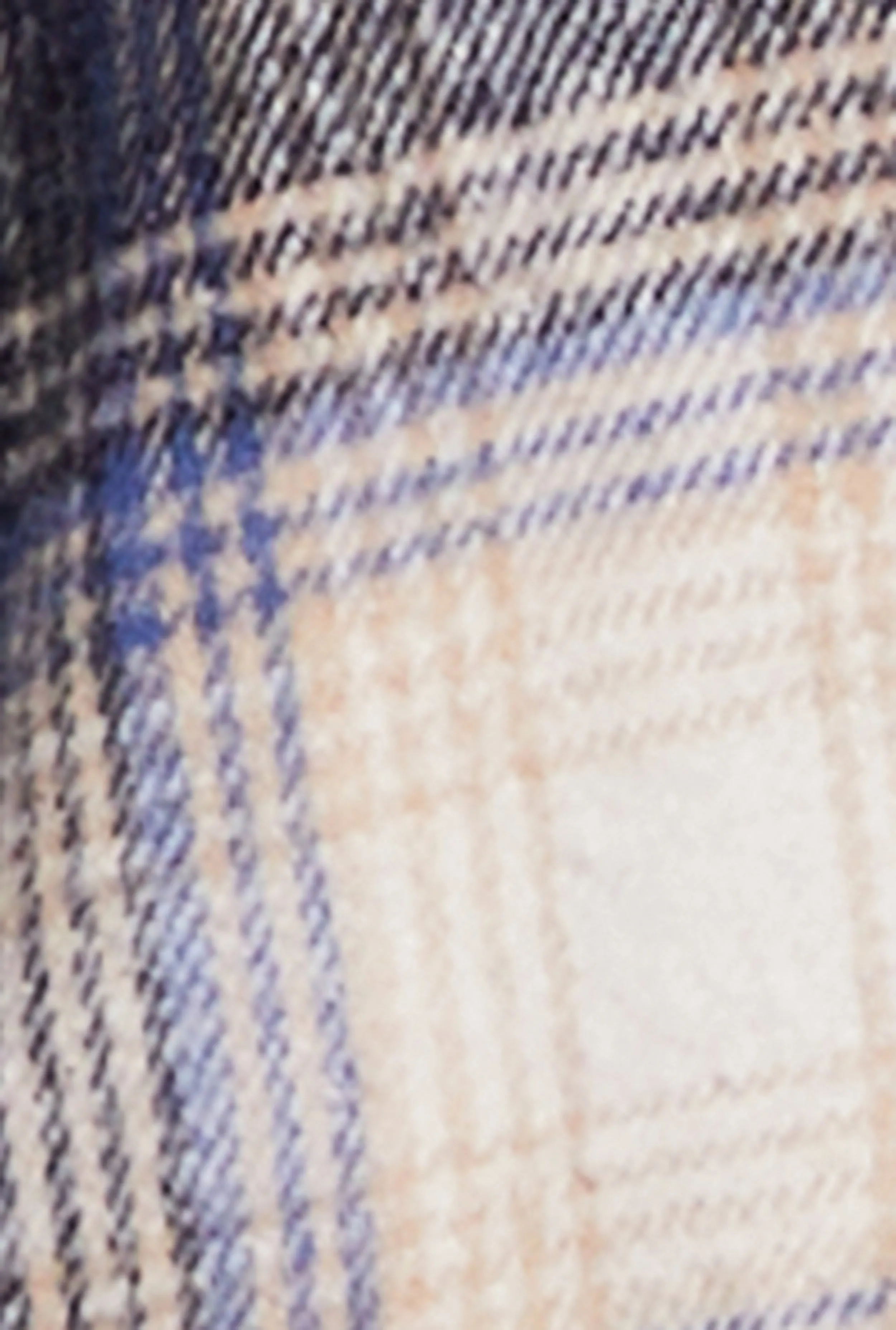 Plus Size Brushed Knit Plaid Shacket sold by Rainbow product image thumbnail 4