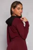 Love Graphic Color Block Pullover Hoodie sold by Rainbow