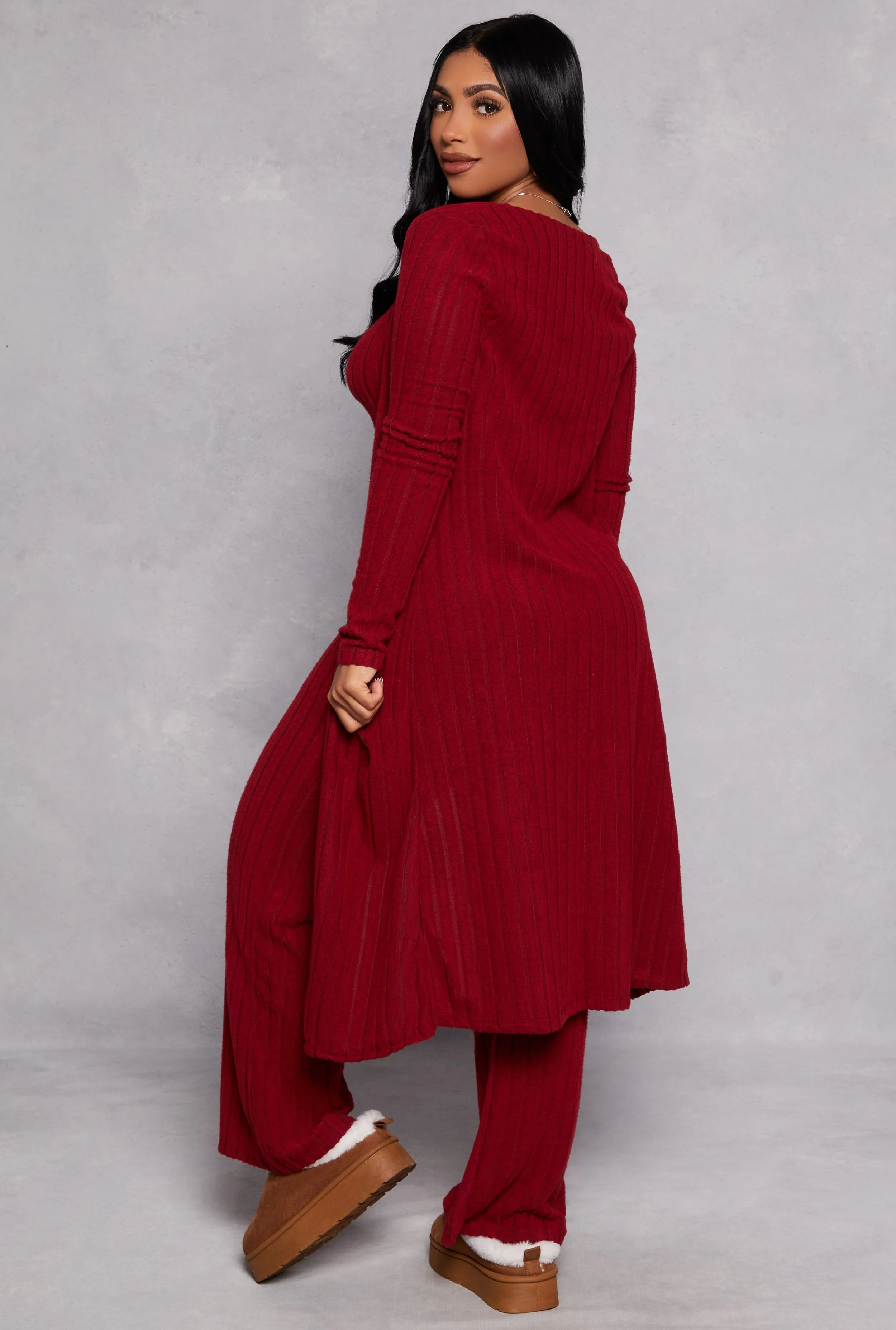 Ribbed Knit Tank Top and Pants with Duster sold by Rainbow product image thumbnail 3