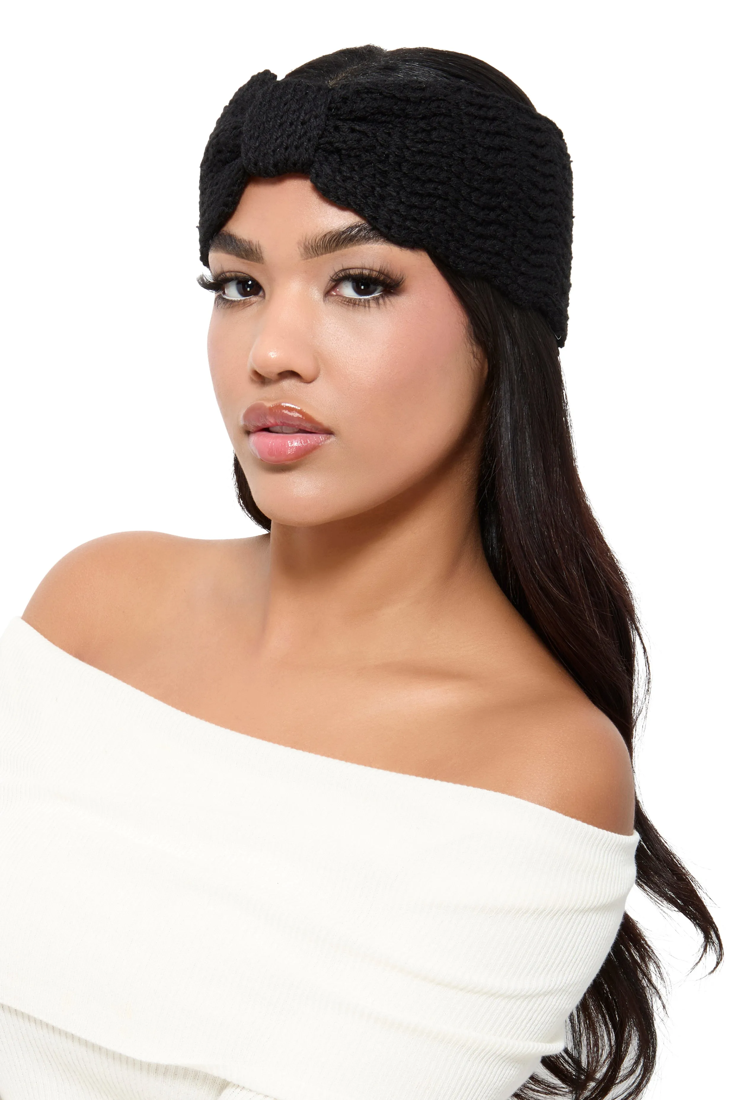 Crochet Bow Headband sold by Rainbow