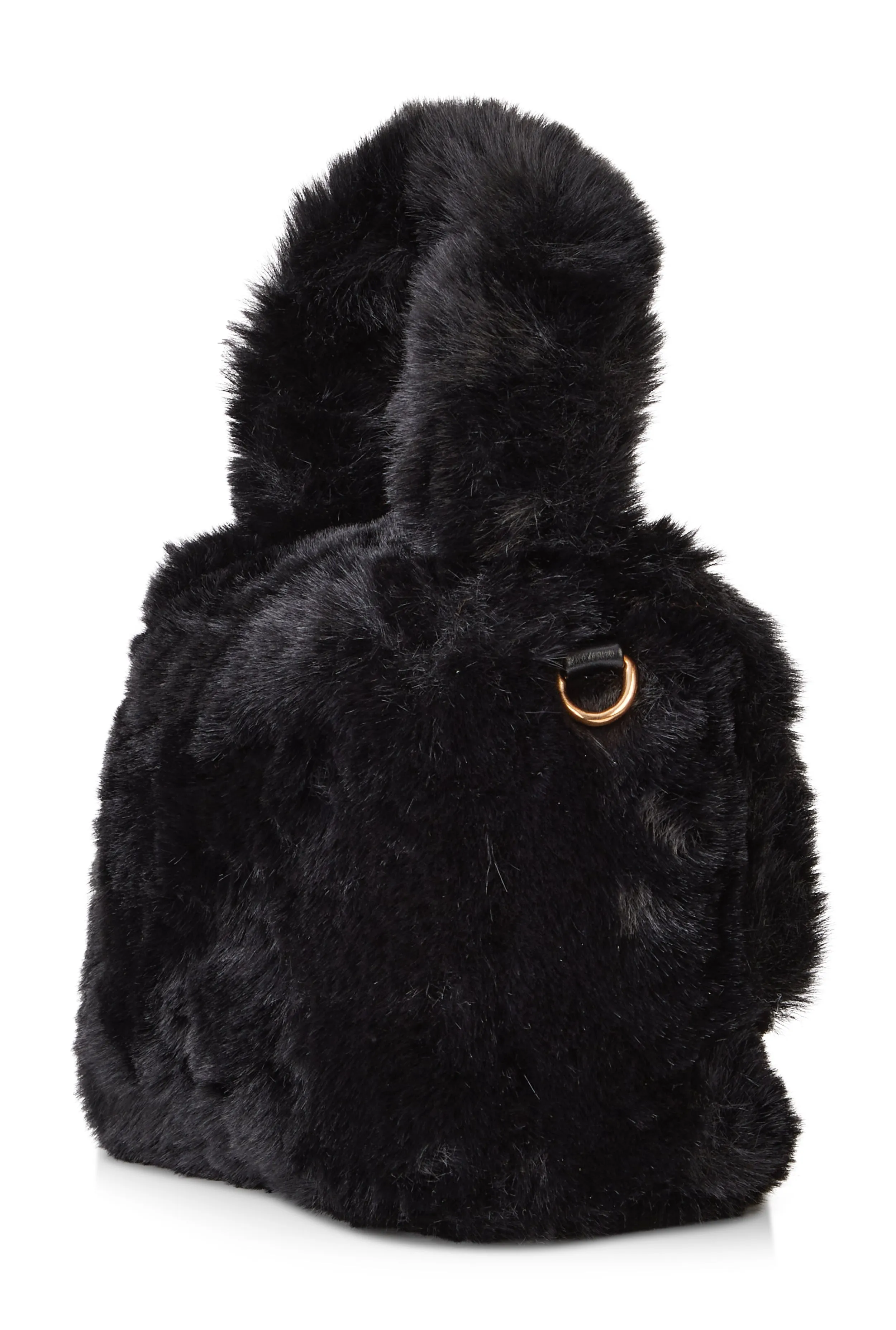 Faux Fur Convertible Handbag sold by Rainbow product image thumbnail 5