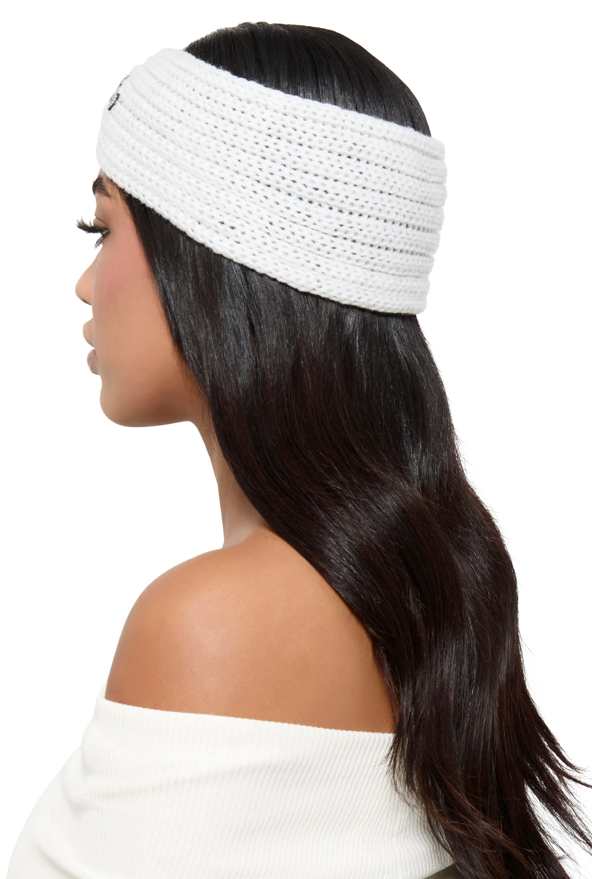 Queen Rhinestone Crochet Headband sold by Rainbow product image thumbnail 2