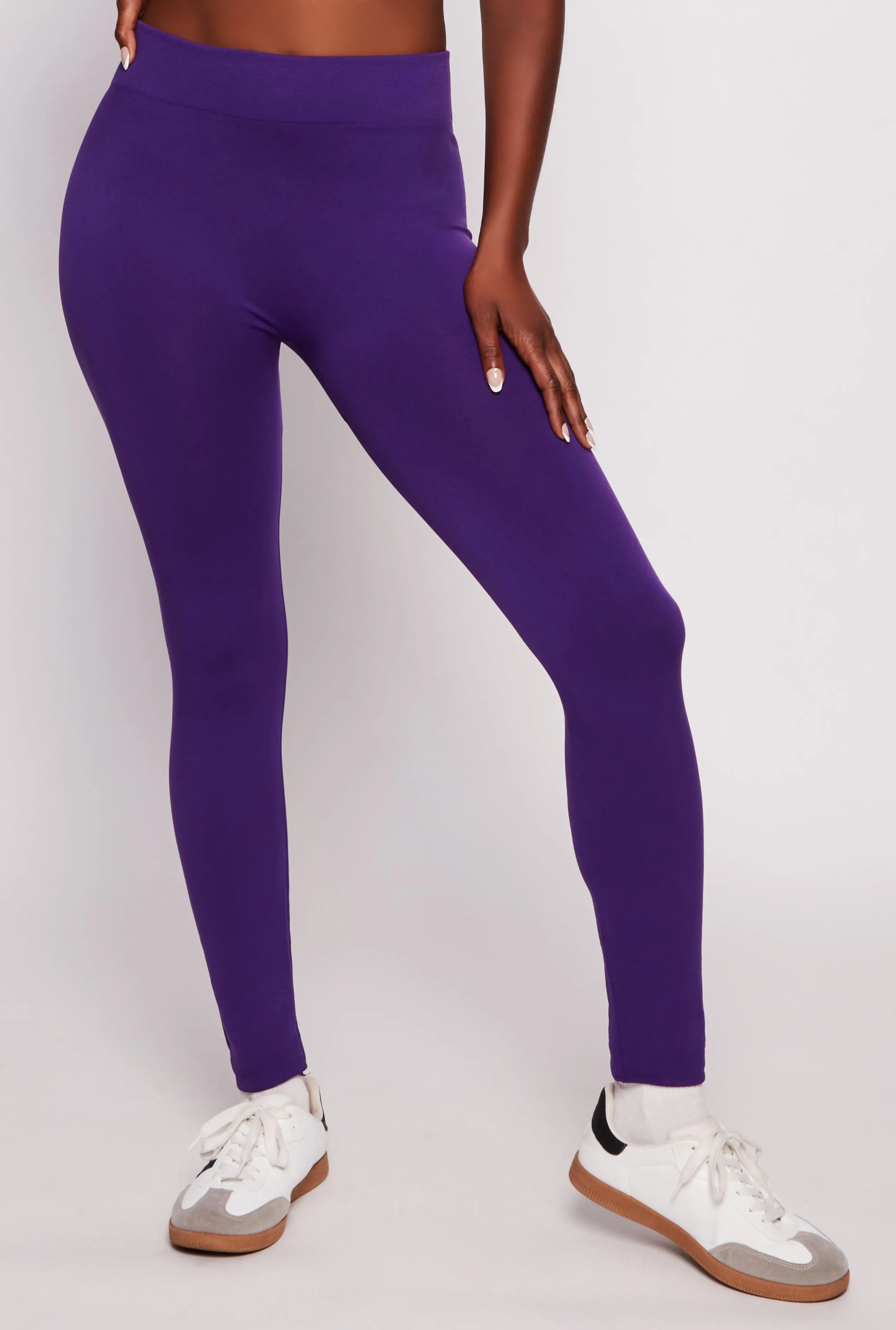Fleece Lined High Waisted Leggings sold by Rainbow product image thumbnail 2