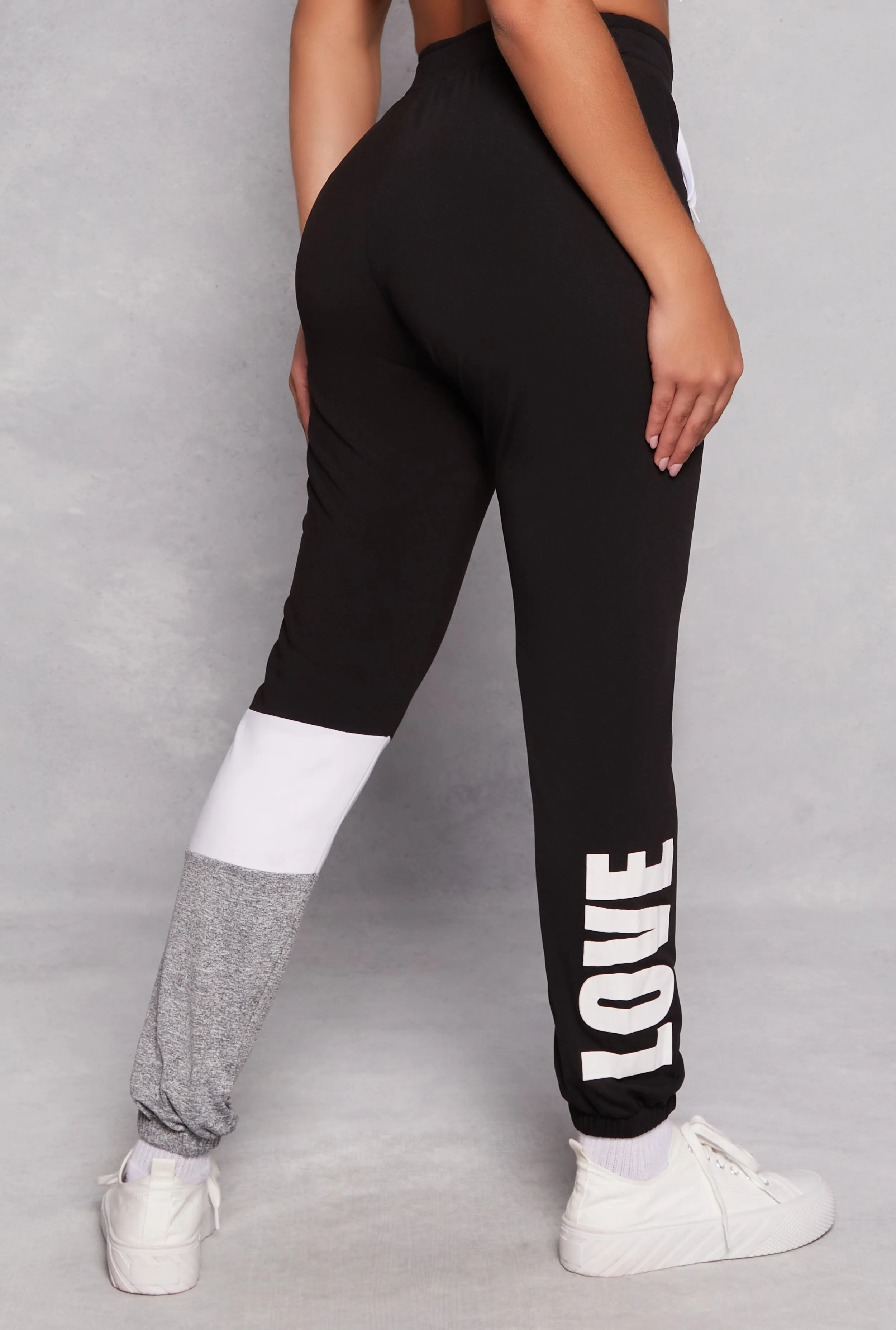 Love Fleece Color Block Leg Sweatpants sold by Rainbow product image thumbnail 3
