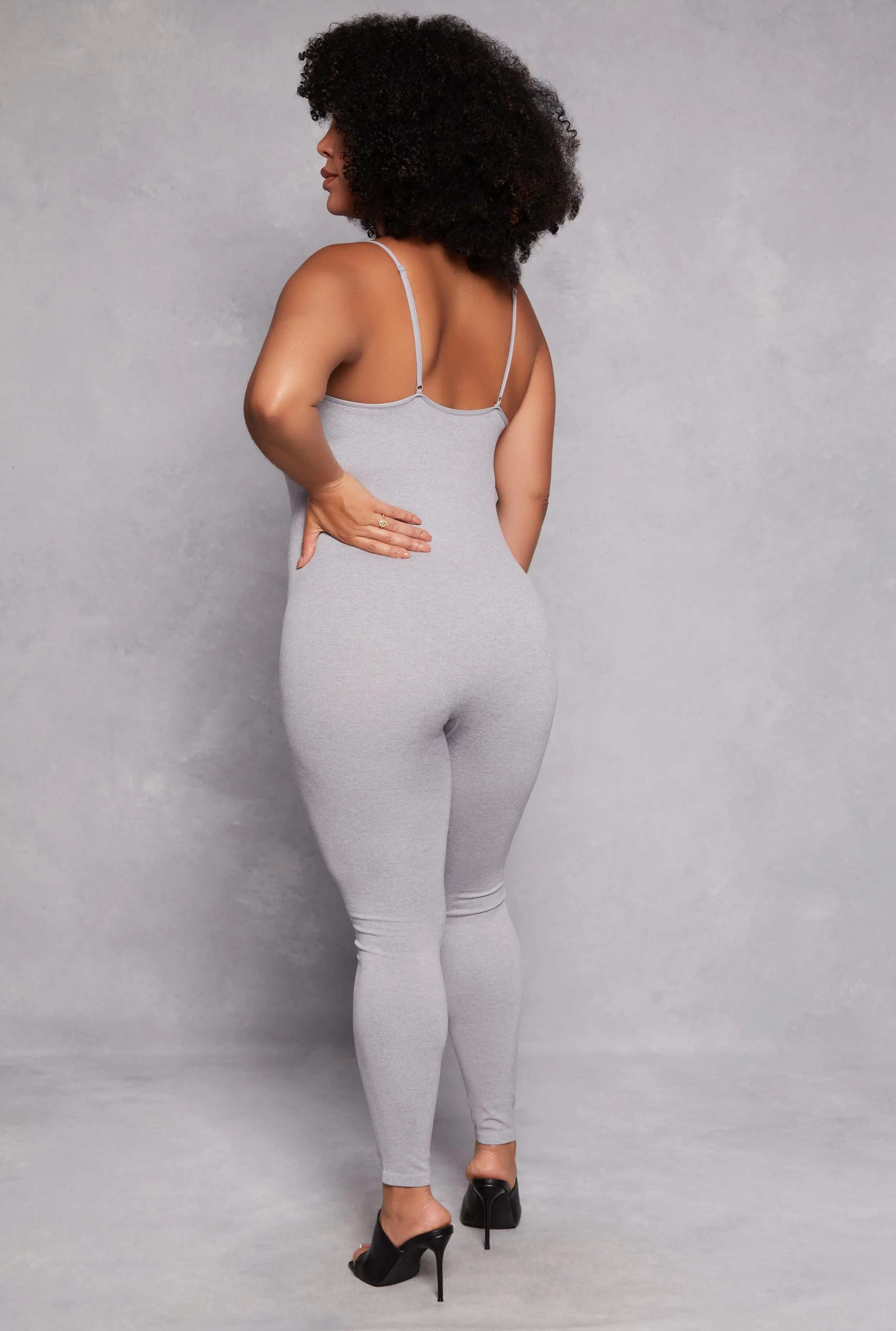 Plus Size Seamless Cami Catsuit sold by Rainbow product image thumbnail 3