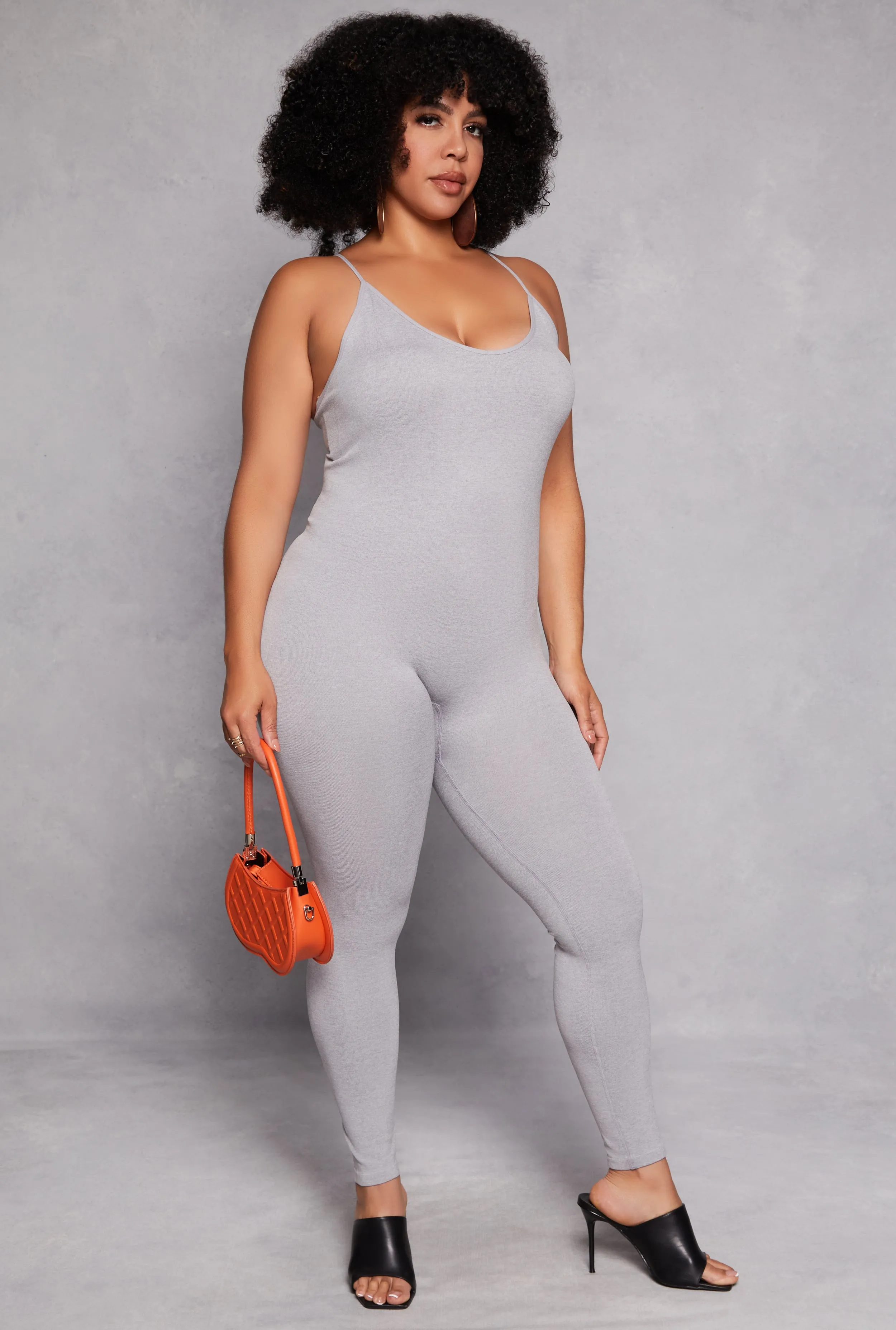 Plus Size Seamless Cami Catsuit sold by Rainbow product image thumbnail 2