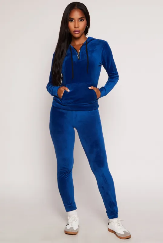 Velour High Waist Joggers sold by Rainbow
