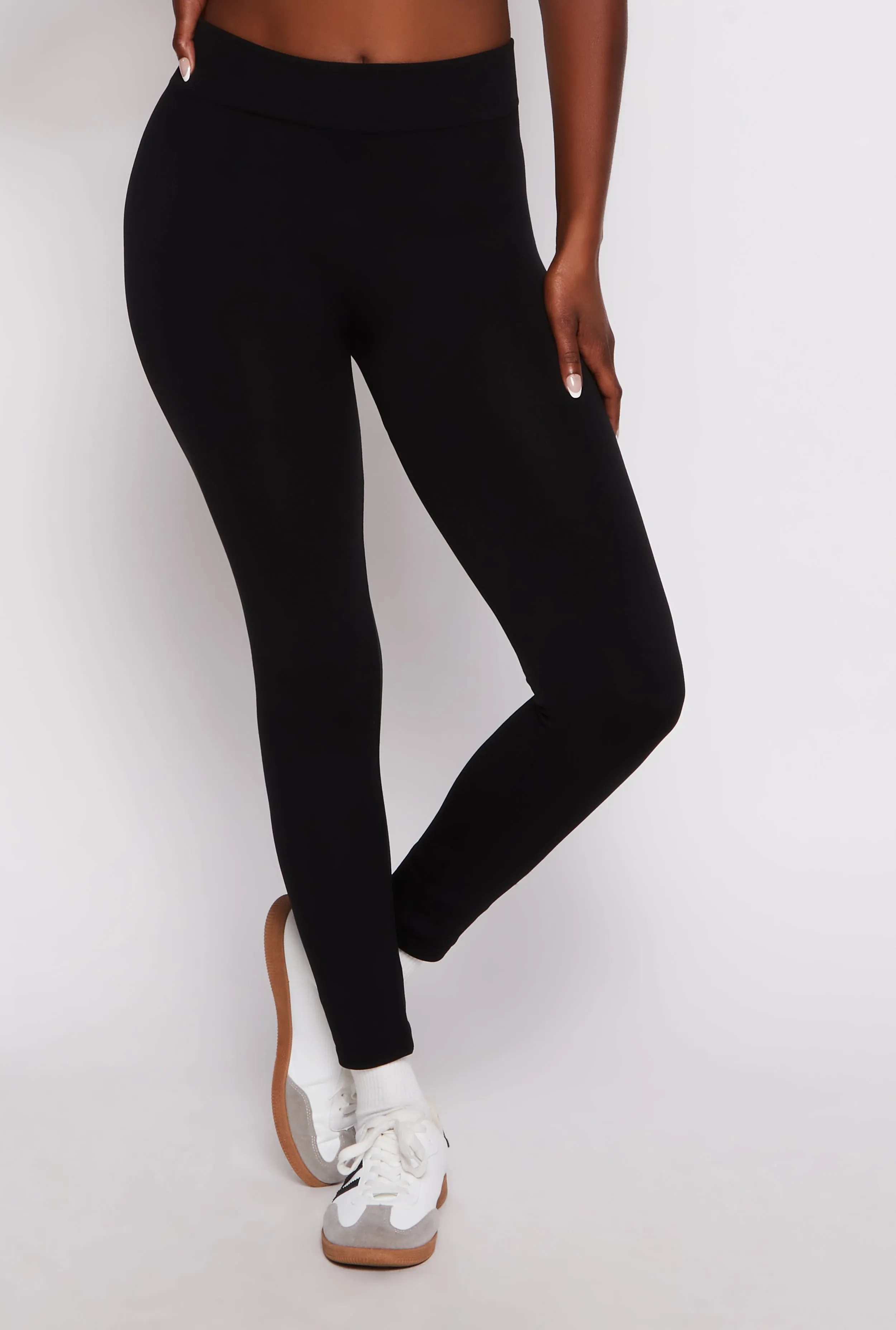 Fleece Lined High Waisted Leggings sold by Rainbow product image thumbnail 2