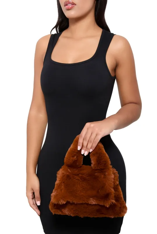 Faux Fur Convertible Handbag sold by Rainbow