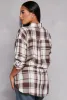 Plaid Button Front Long Sleeve Shirt sold by Rainbow