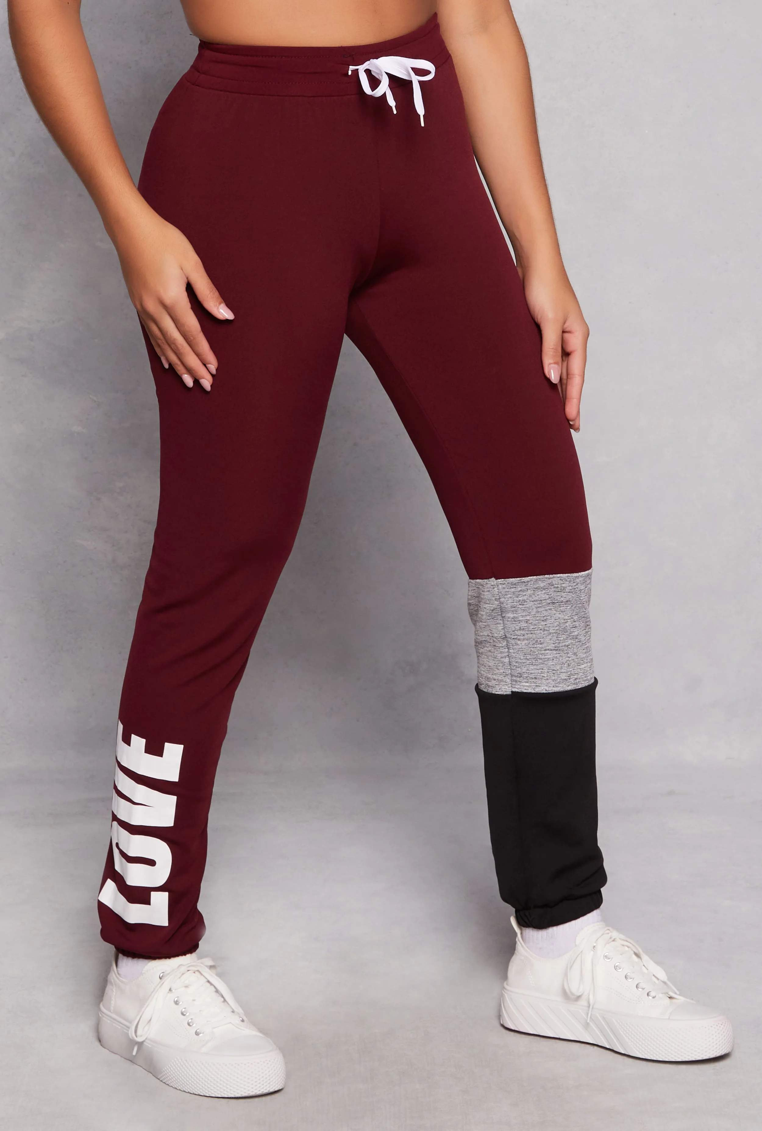 Love Fleece Color Block Leg Sweatpants sold by Rainbow product image thumbnail 2