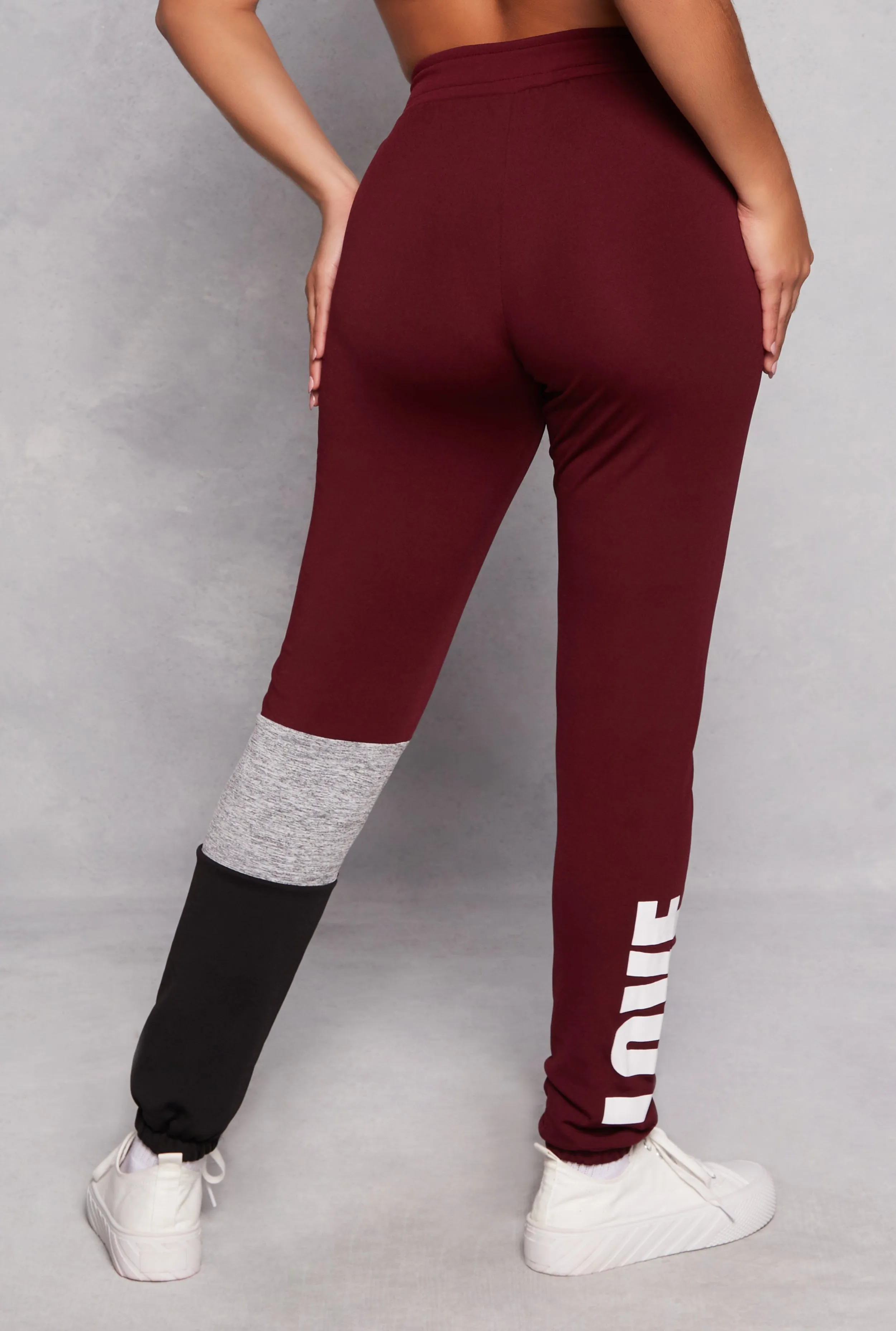 Love Fleece Color Block Leg Sweatpants sold by Rainbow product image thumbnail 3