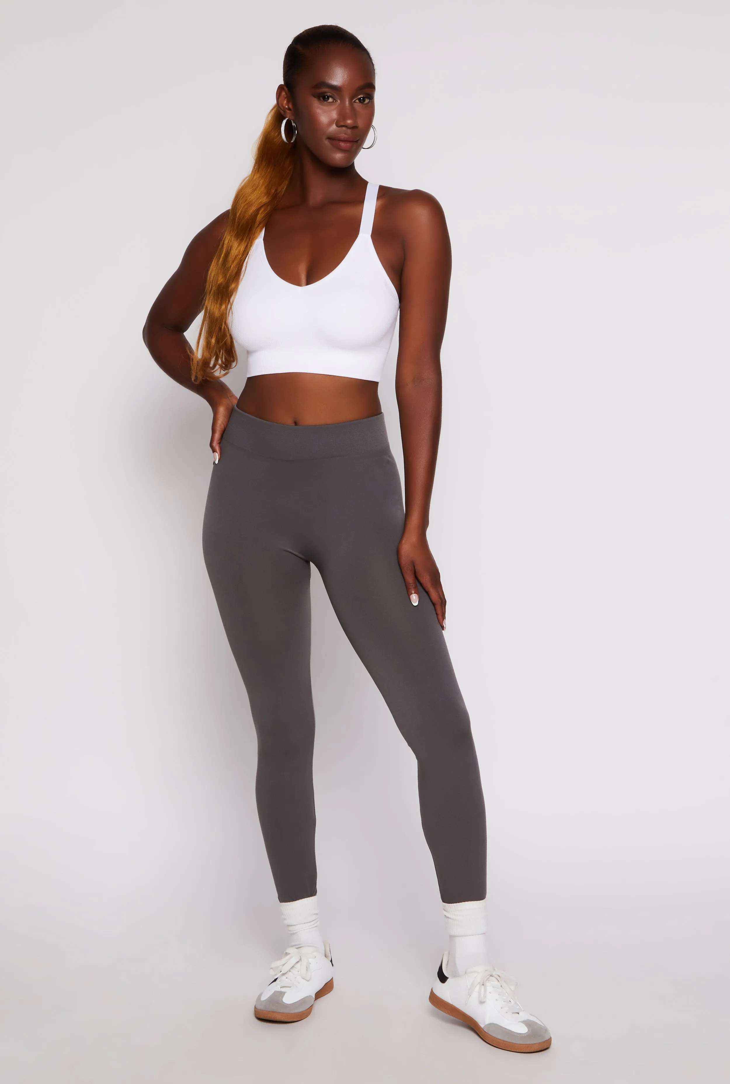 Fleece Lined High Waisted Leggings sold by Rainbow