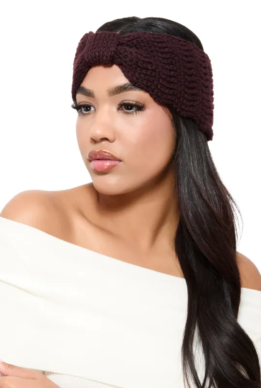 Crochet Bow Headband sold by Rainbow