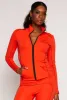 Contrast Piping Full Zip Track Jacket sold by Rainbow