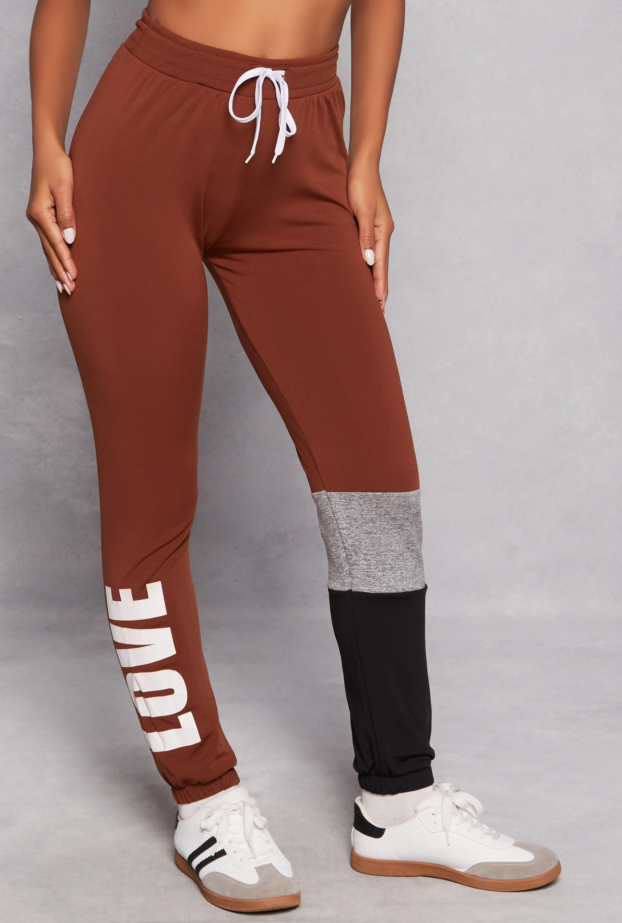 Love Fleece Color Block Leg Sweatpants sold by Rainbow product image thumbnail 2