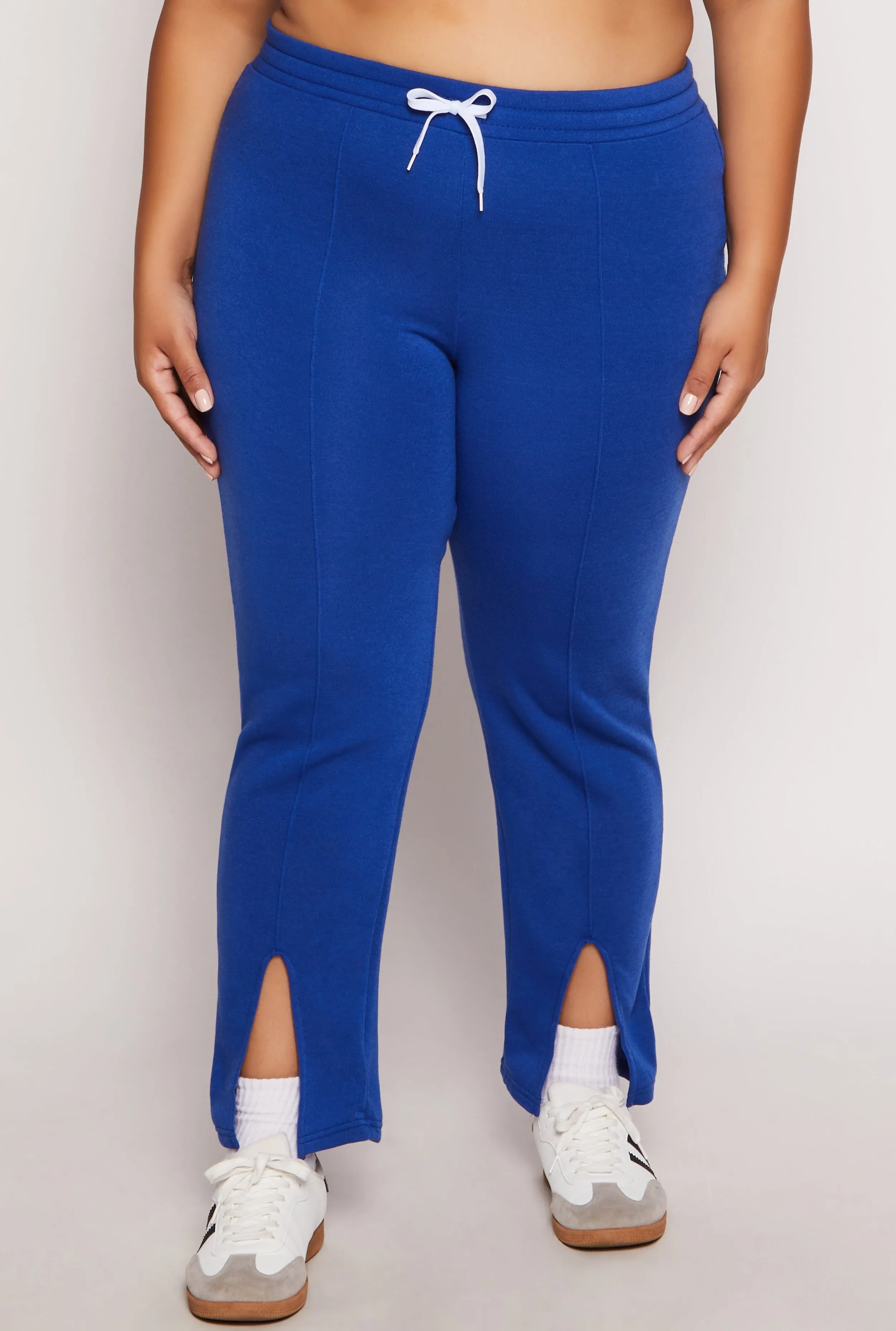 Plus Size Pintuck Slit Hem Sweatpants sold by Rainbow product image thumbnail 2
