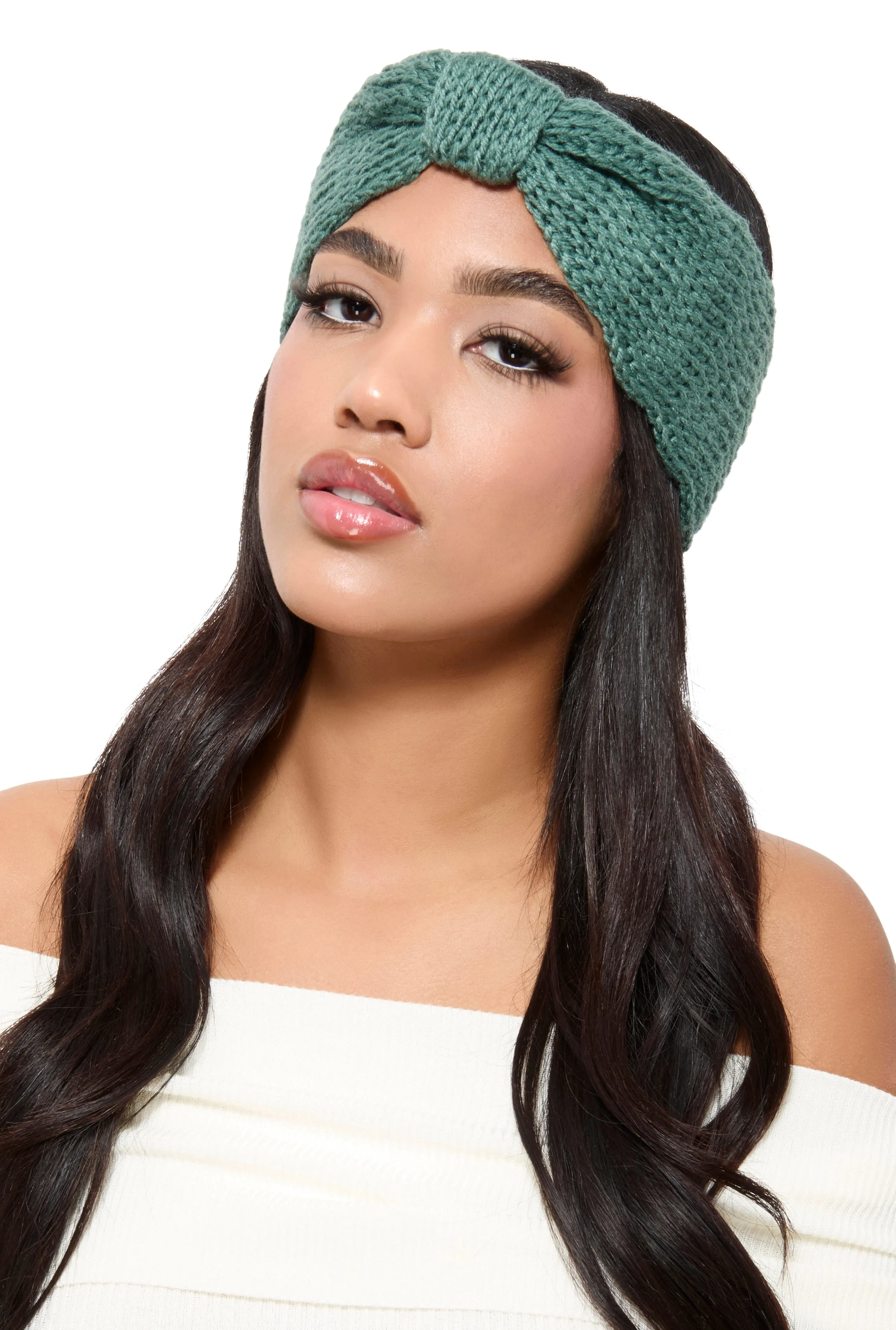 Crochet Bow Headband sold by Rainbow