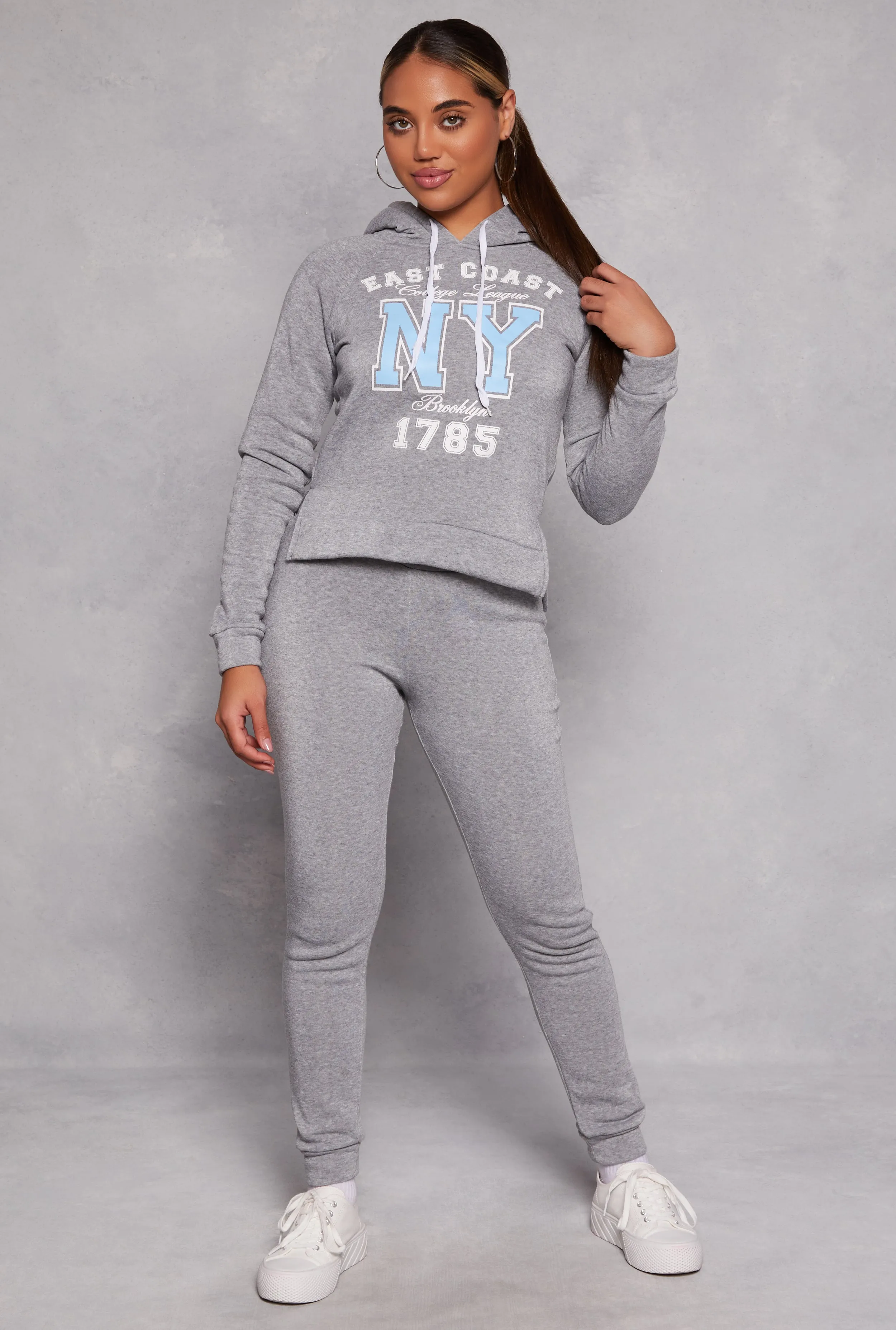 East Coast NY Graphic Pullover Hoodie sold by Rainbow product image thumbnail 2