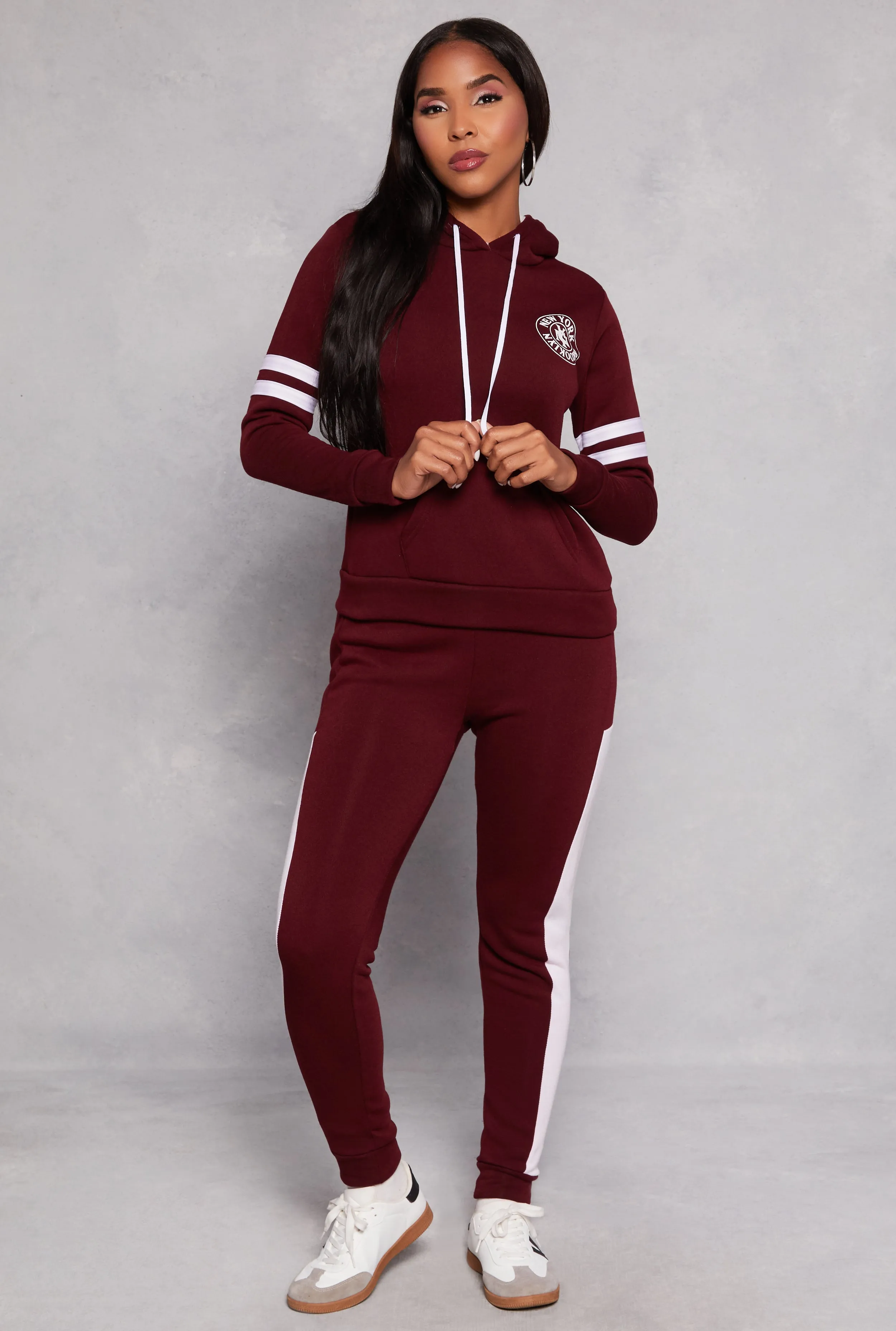 Fleece Lined New York Graphic Pullover Hoodie sold by Rainbow product image thumbnail 2