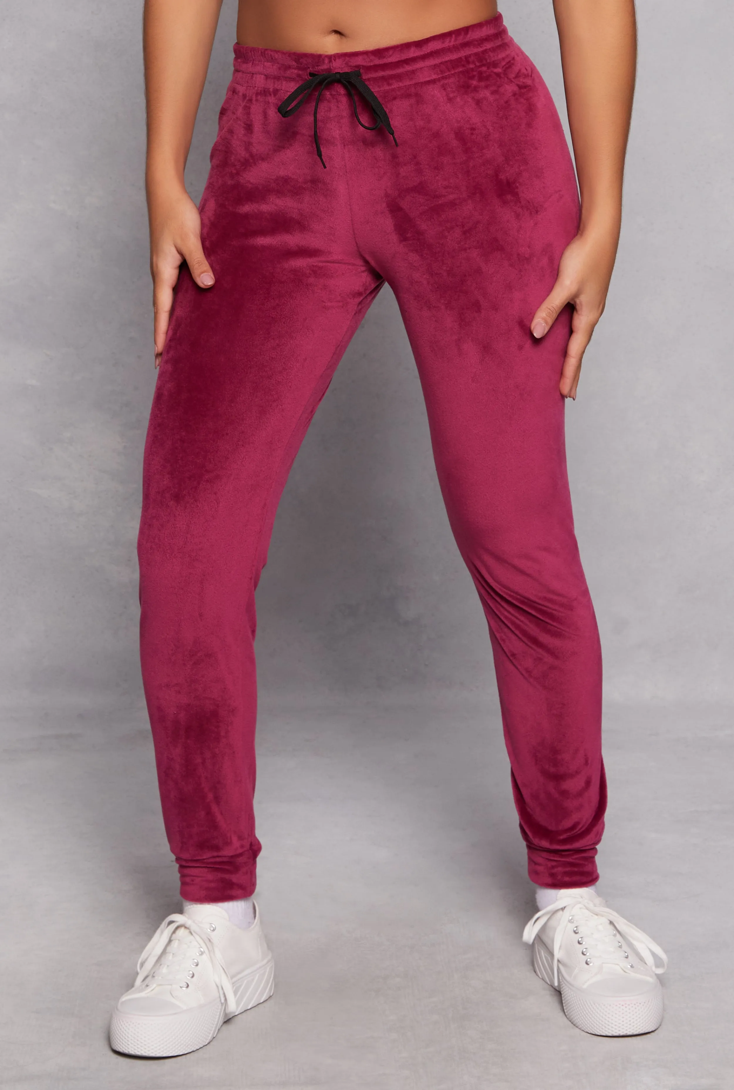Velour High Waist Joggers sold by Rainbow product image thumbnail 2
