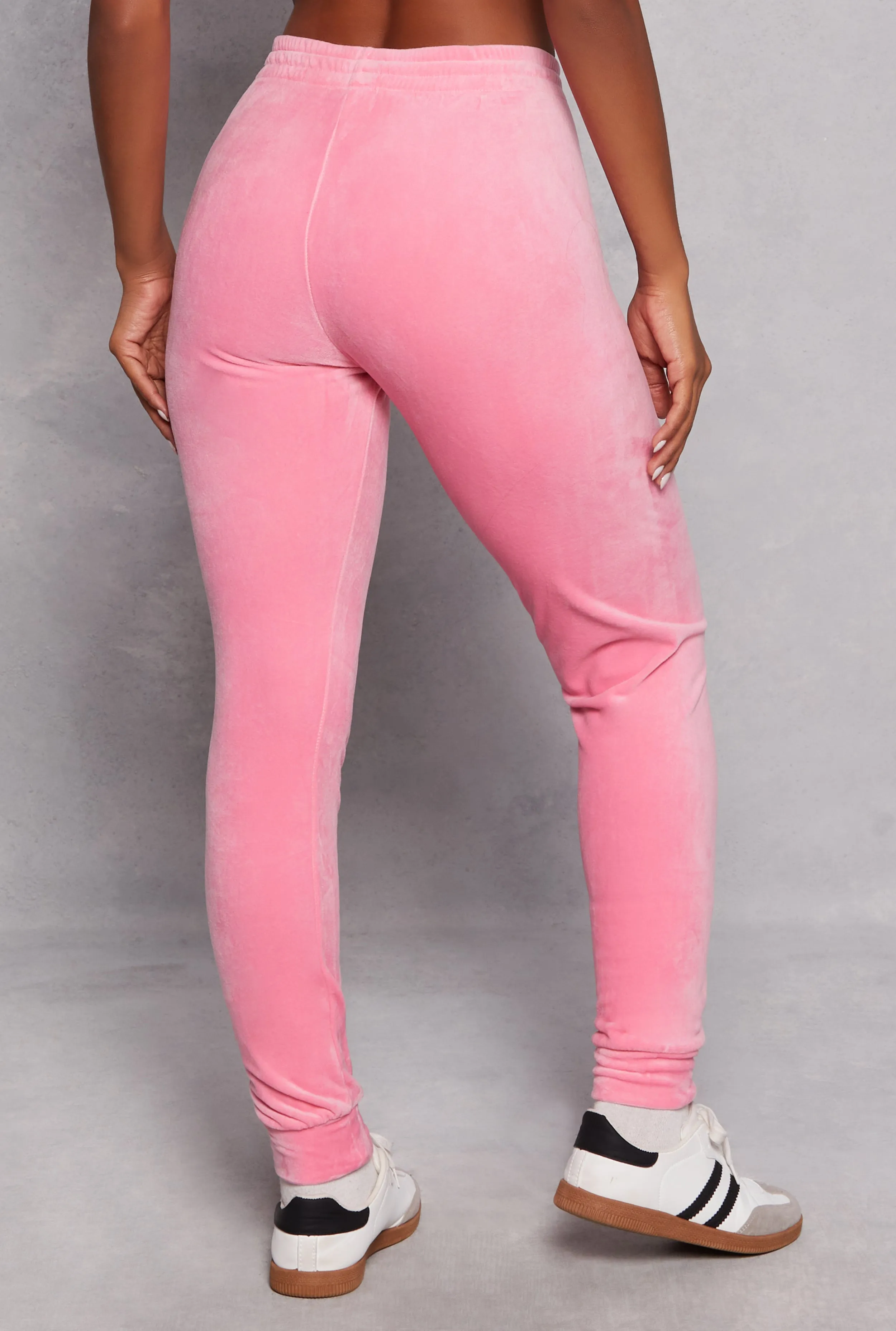 Velour High Waist Joggers sold by Rainbow product image thumbnail 3