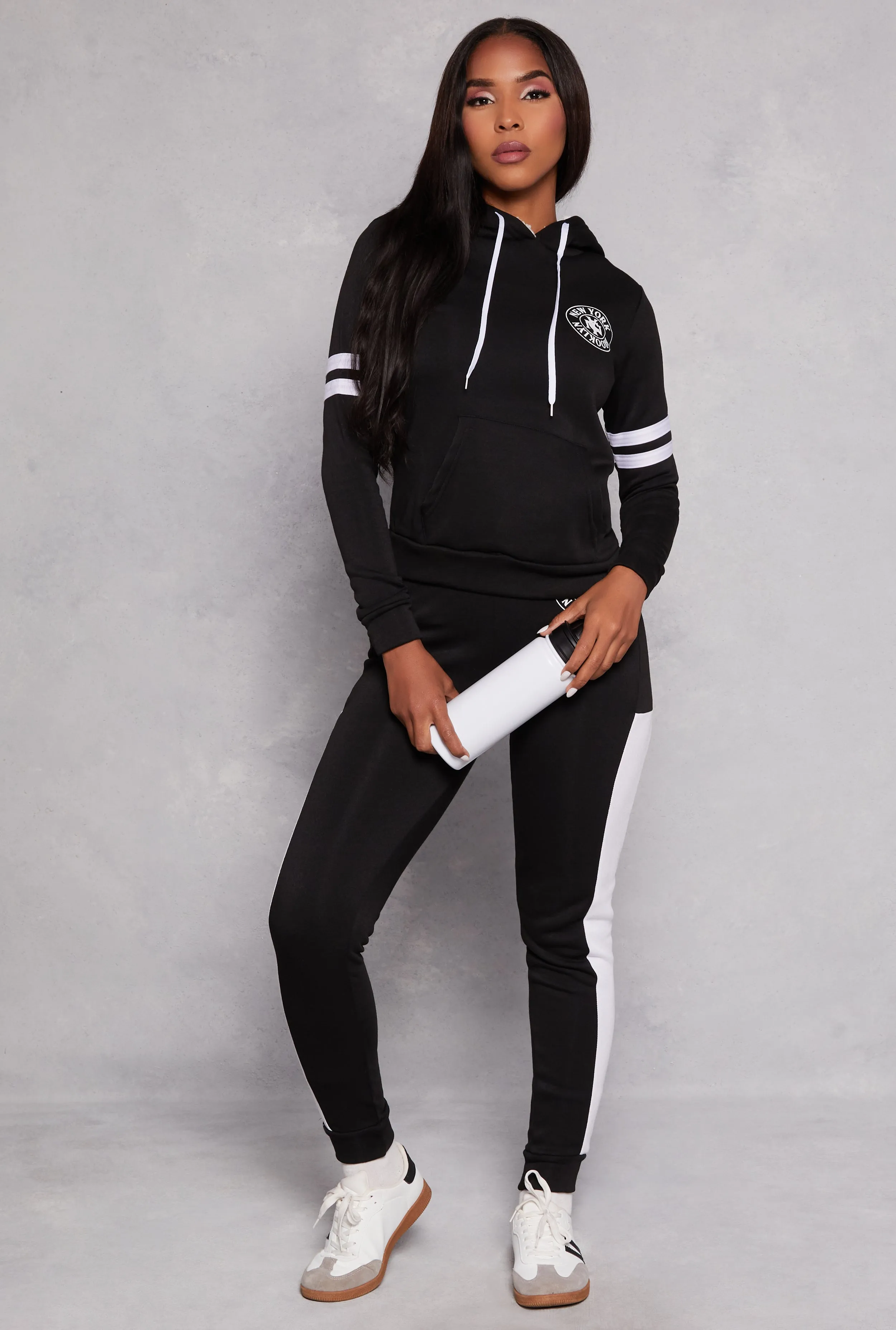 Fleece Lined New York Graphic Pullover Hoodie sold by Rainbow product image thumbnail 2