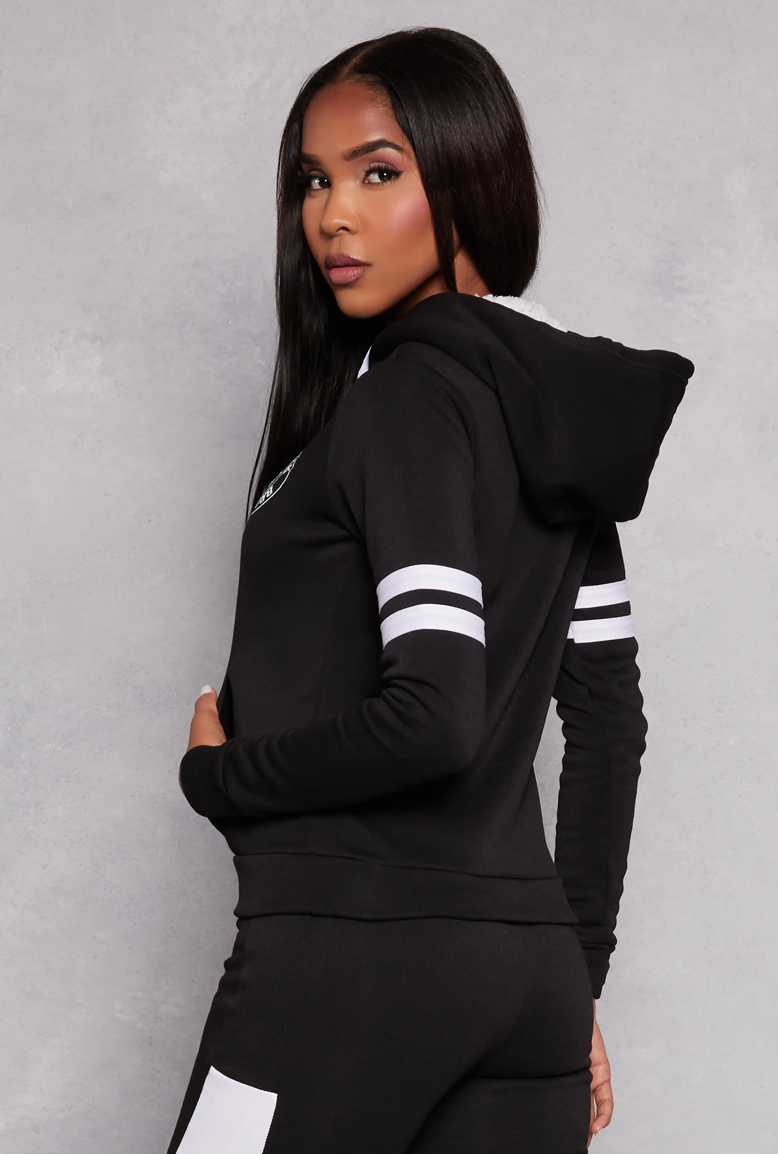 Fleece Lined New York Graphic Pullover Hoodie sold by Rainbow product image thumbnail 3